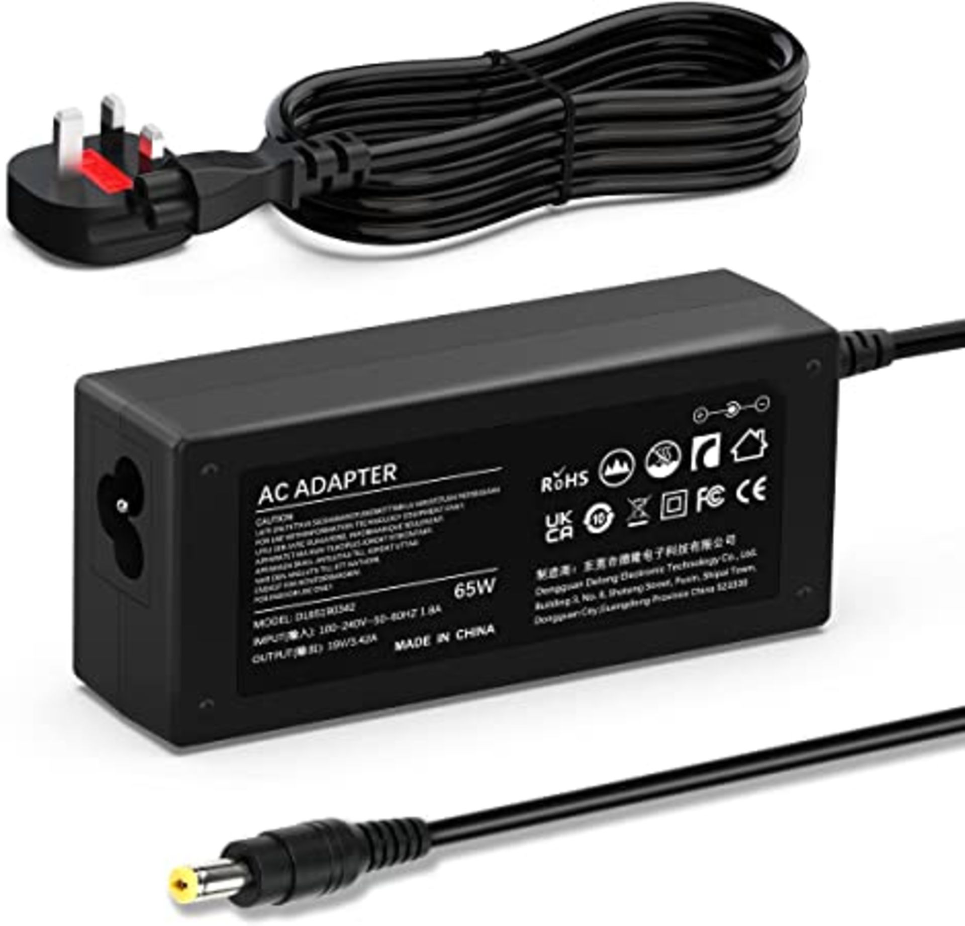 RRP £12.86 - 65W Laptop Charger for Acer Aspire