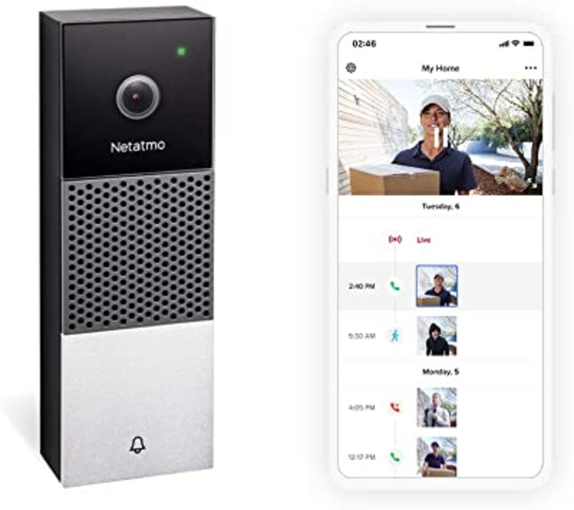 RRP - £ 239.92 Netatmo Smart Video Doorbell