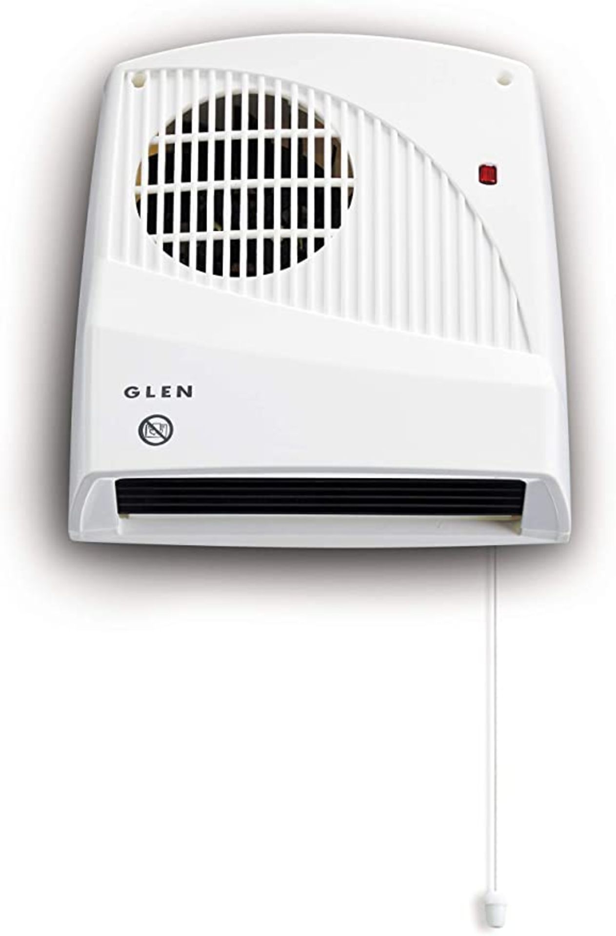 RRP - £ 50 Glen GDF20E Downflow Bathroom Heater