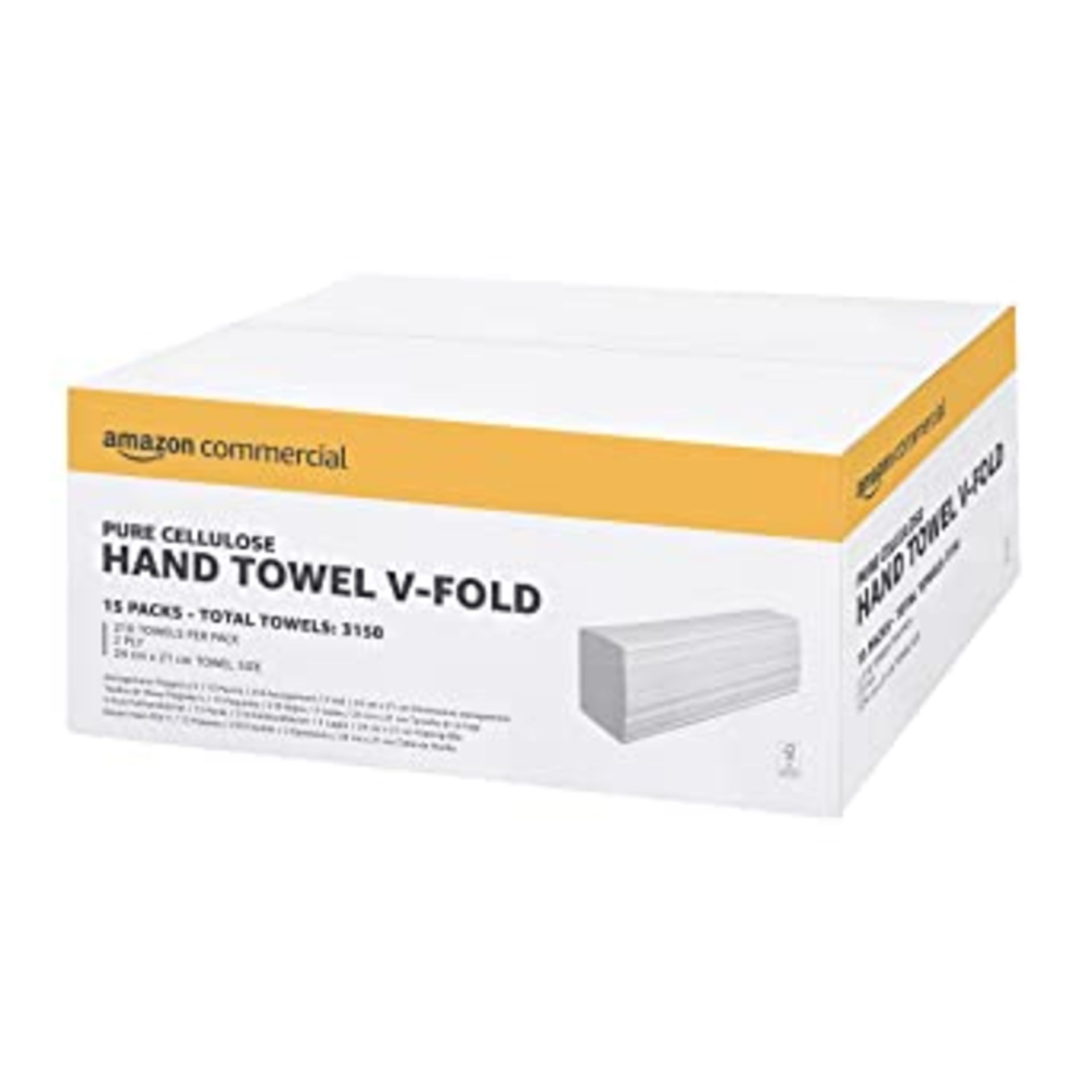 RRP -£ 26.33 Amazon Commercial V-Fold 2-Ply Paper Hand Towel