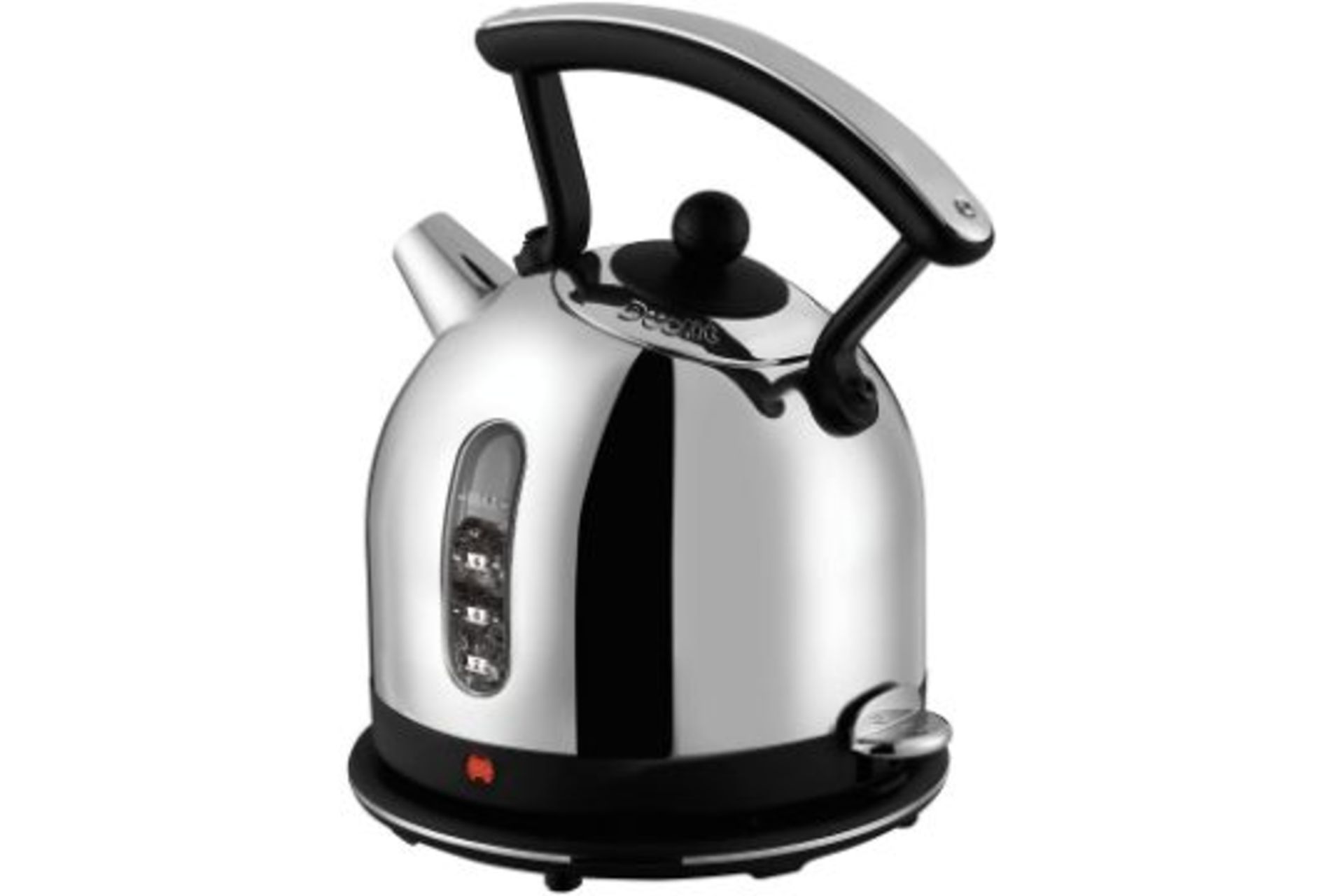 RRP - £79.99 Dualit Lite Kettle | 2L 3kW Dome Kettle | Polished with Black Trim