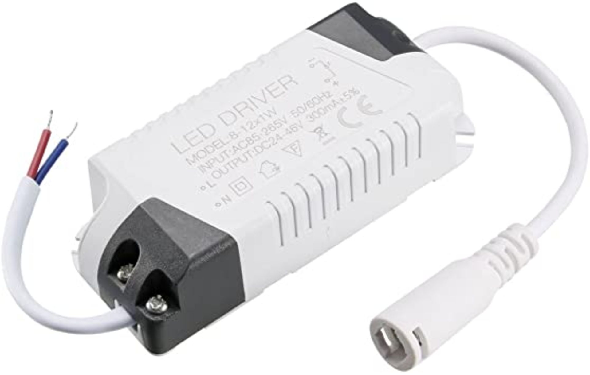 RRP - £4.09 sourcingmap LED Driver 8-12W Constant Current 300mA High Power AC 85-265V Output 24-46V