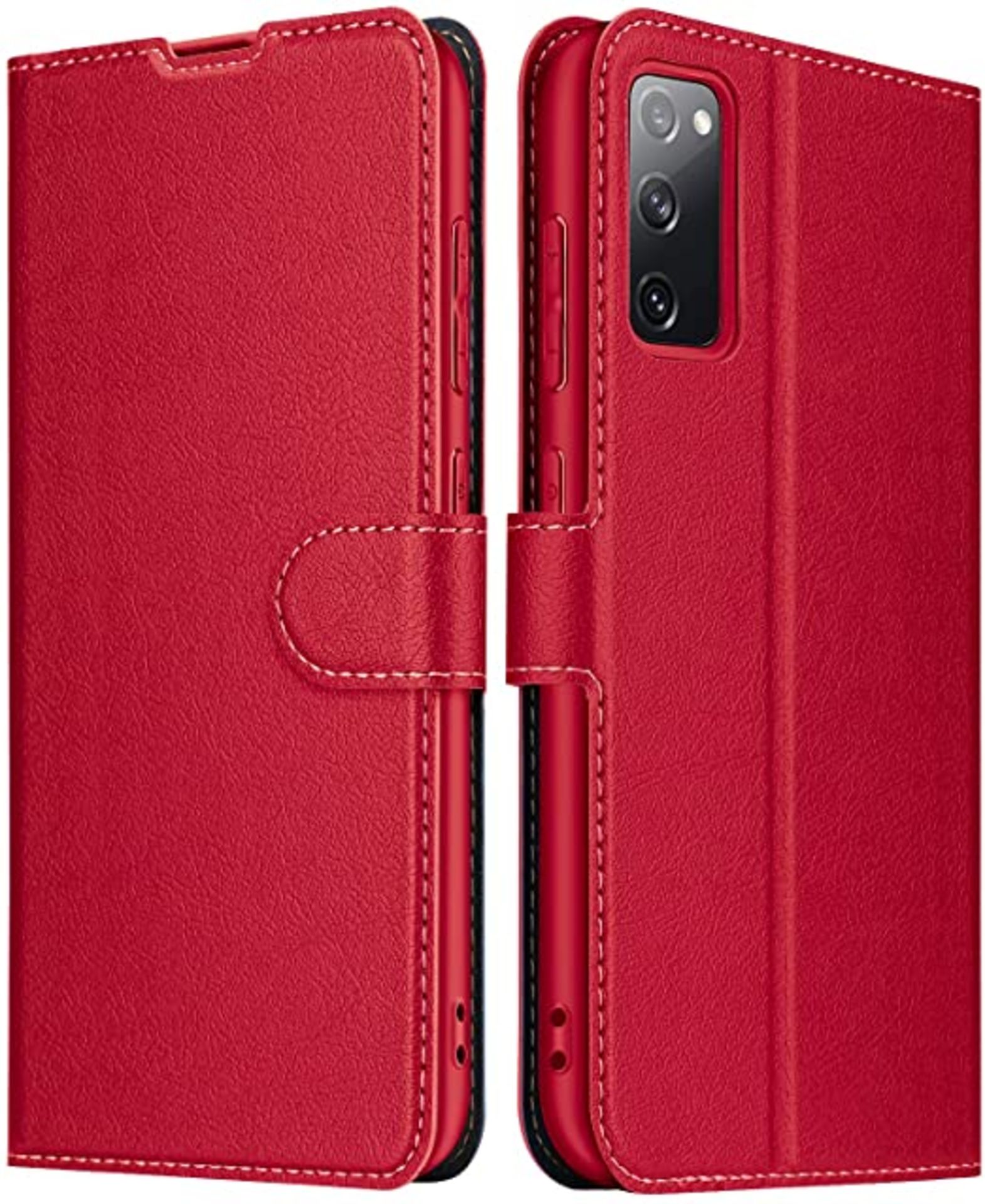 RRP - £5.56 ELESNOW Case for Samsung Galaxy S20 FE / S20 FE 5G, Premium Leather Flip Phone Case Cove