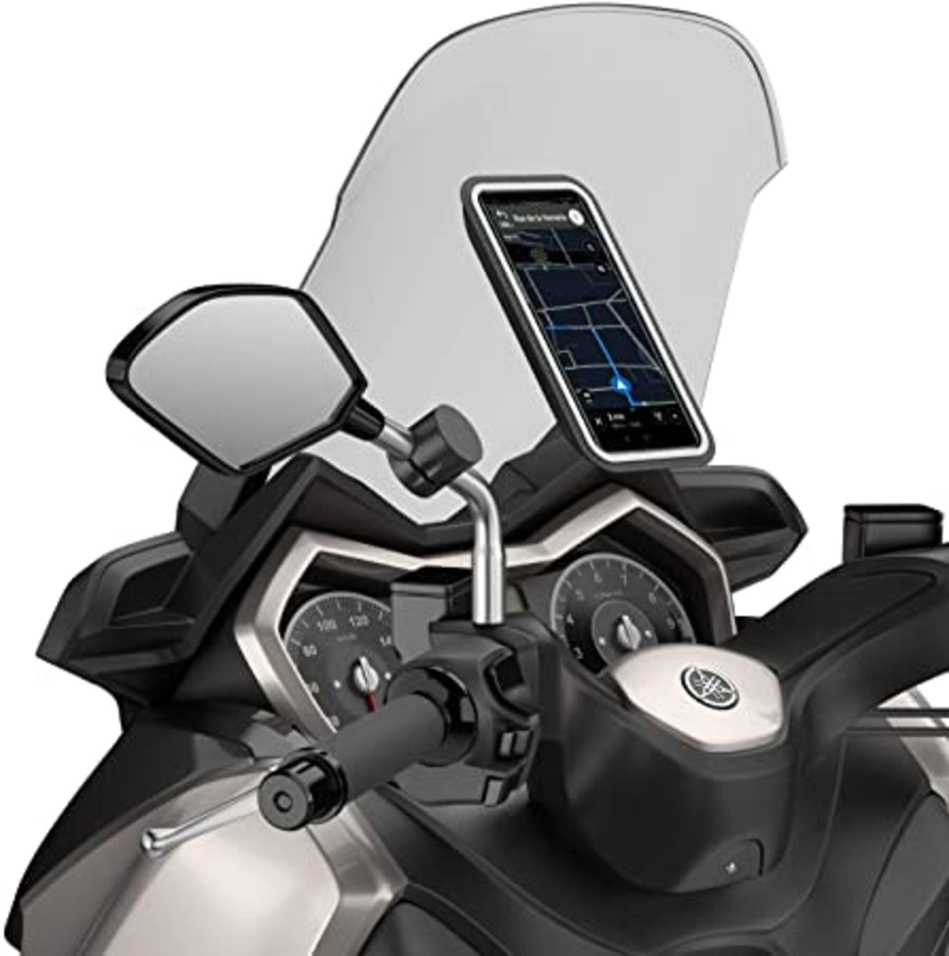 RRP -£34.95 Magnetic Mount for Moto/Scooter Mirror, Smartphone Holder