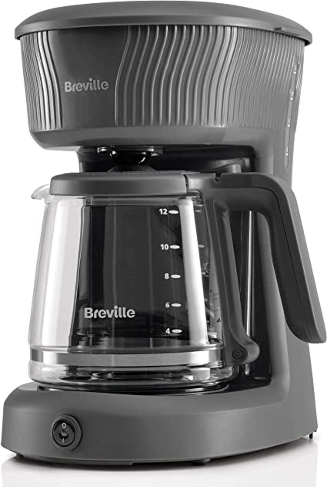 RRP -£29.60 Breville Flow Filter Coffee Machine | 12 Cup Capacity Glass