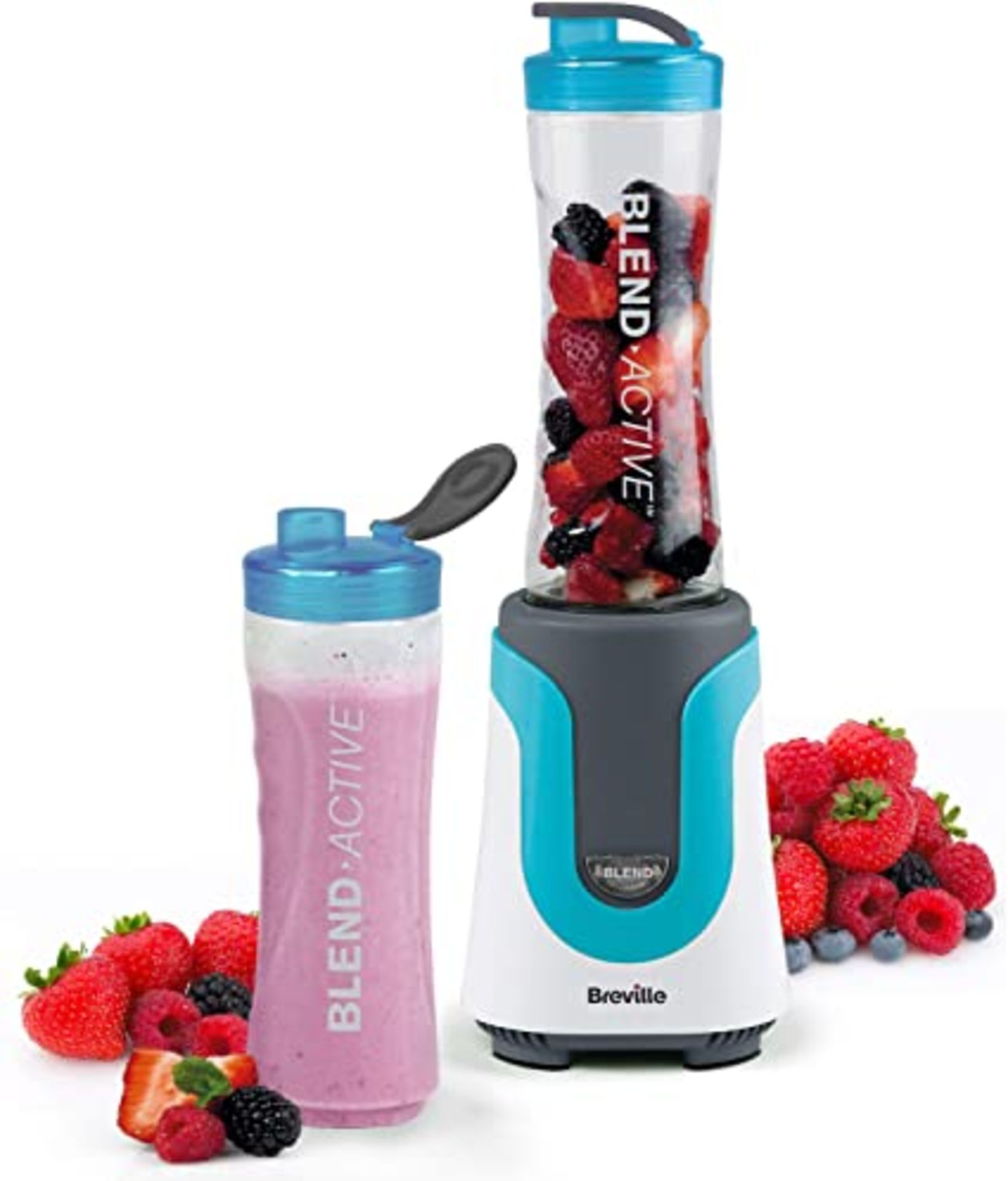 RRP -£24.26 Breville Blend Active Personal Blender & Smoothie Maker with 2 Porta