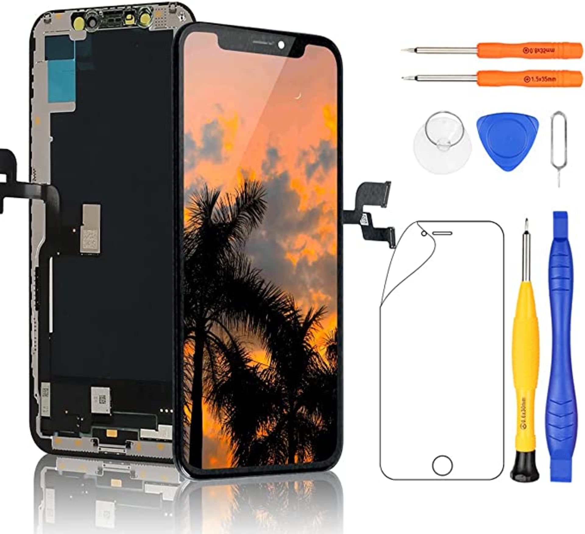 RRP -£38.74 Yodoit for iPhone X LCD Screen Replacement Black, 5.8 inch Display