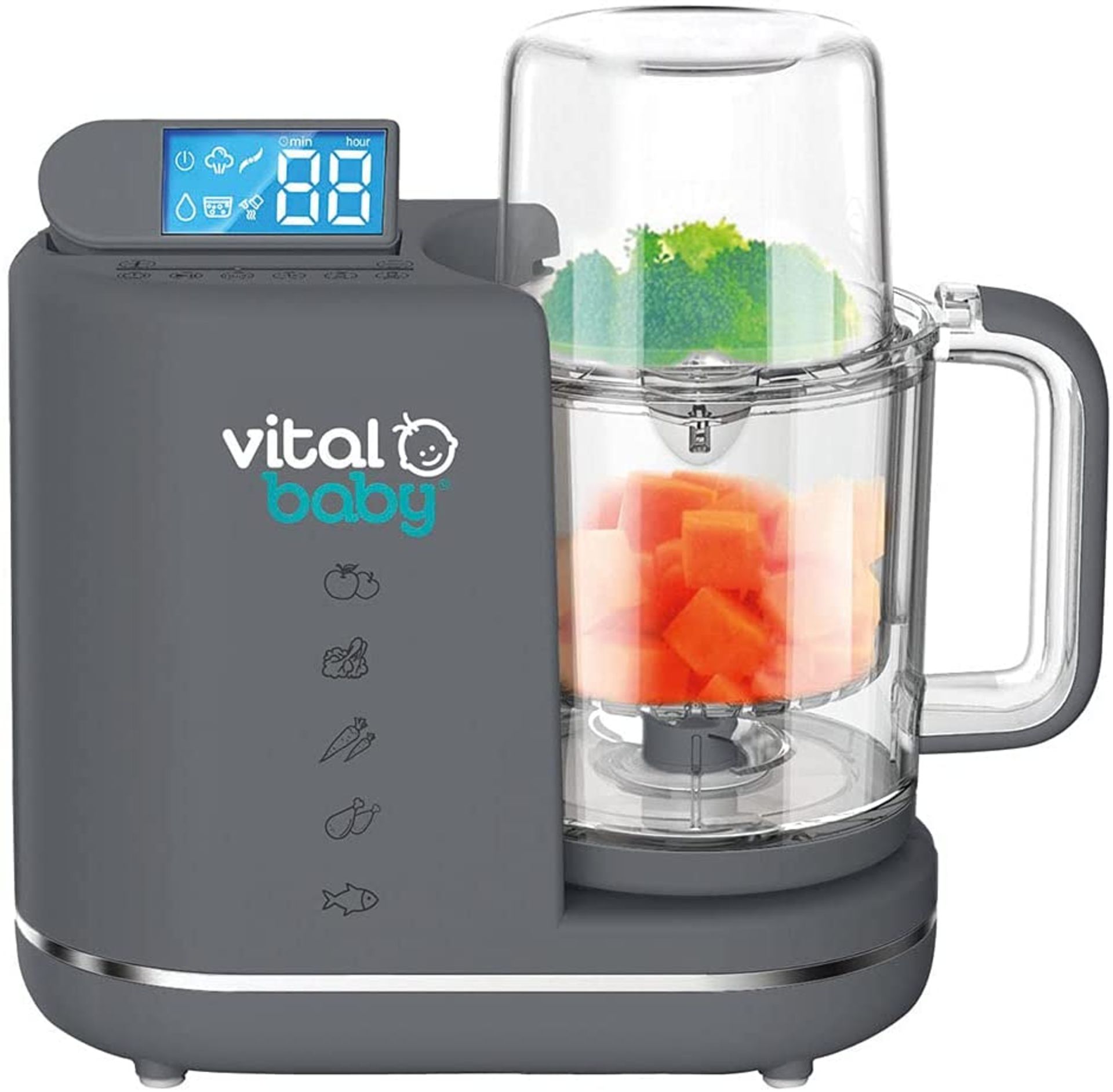 RRP -£93.99 Vital Baby NOURISH Prep & Wean - 3 in 1 Baby Food Maker for Weaning