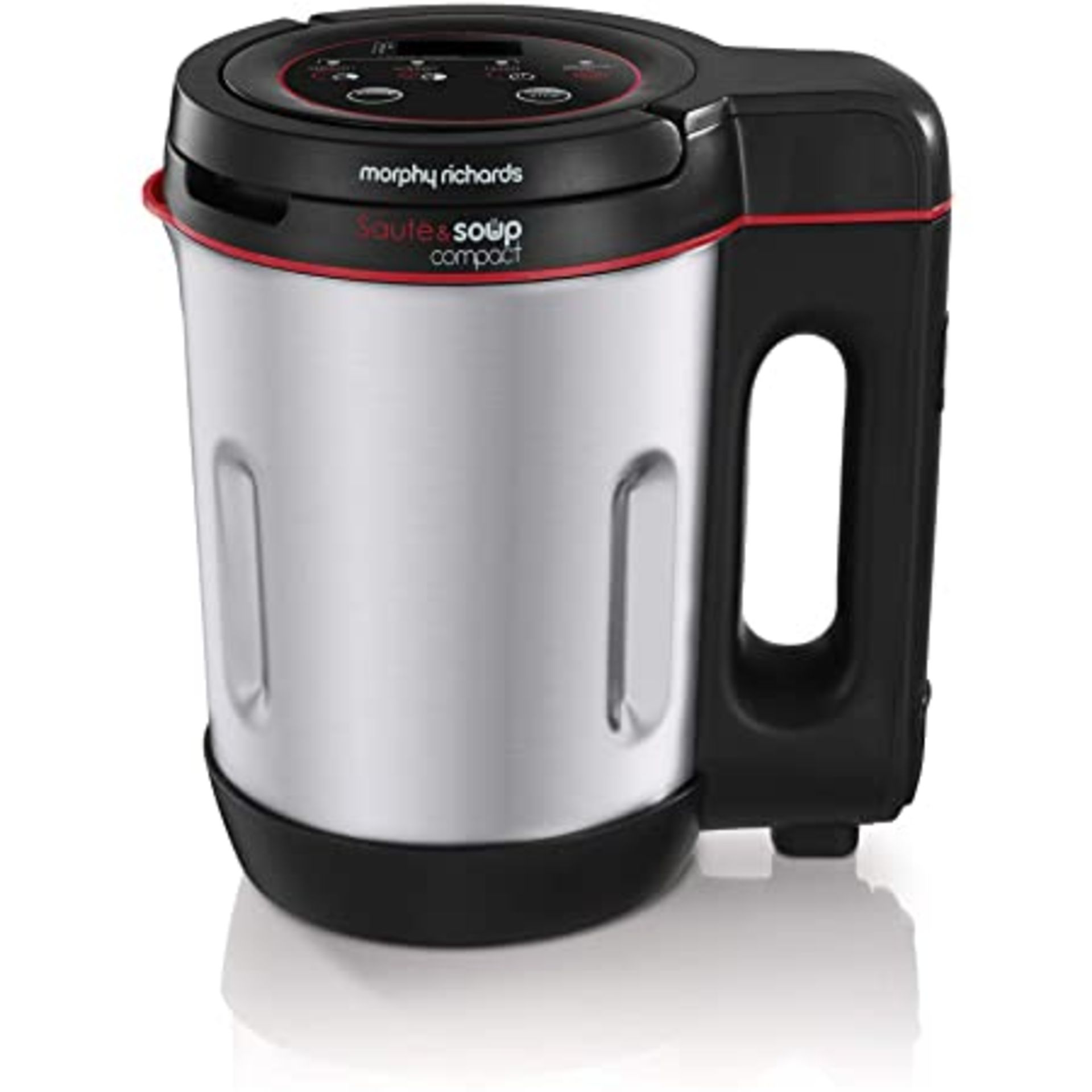 RRP - £66.00 Morphy Richards Saute and Soup Maker 501014 Brushed Stainless Steel