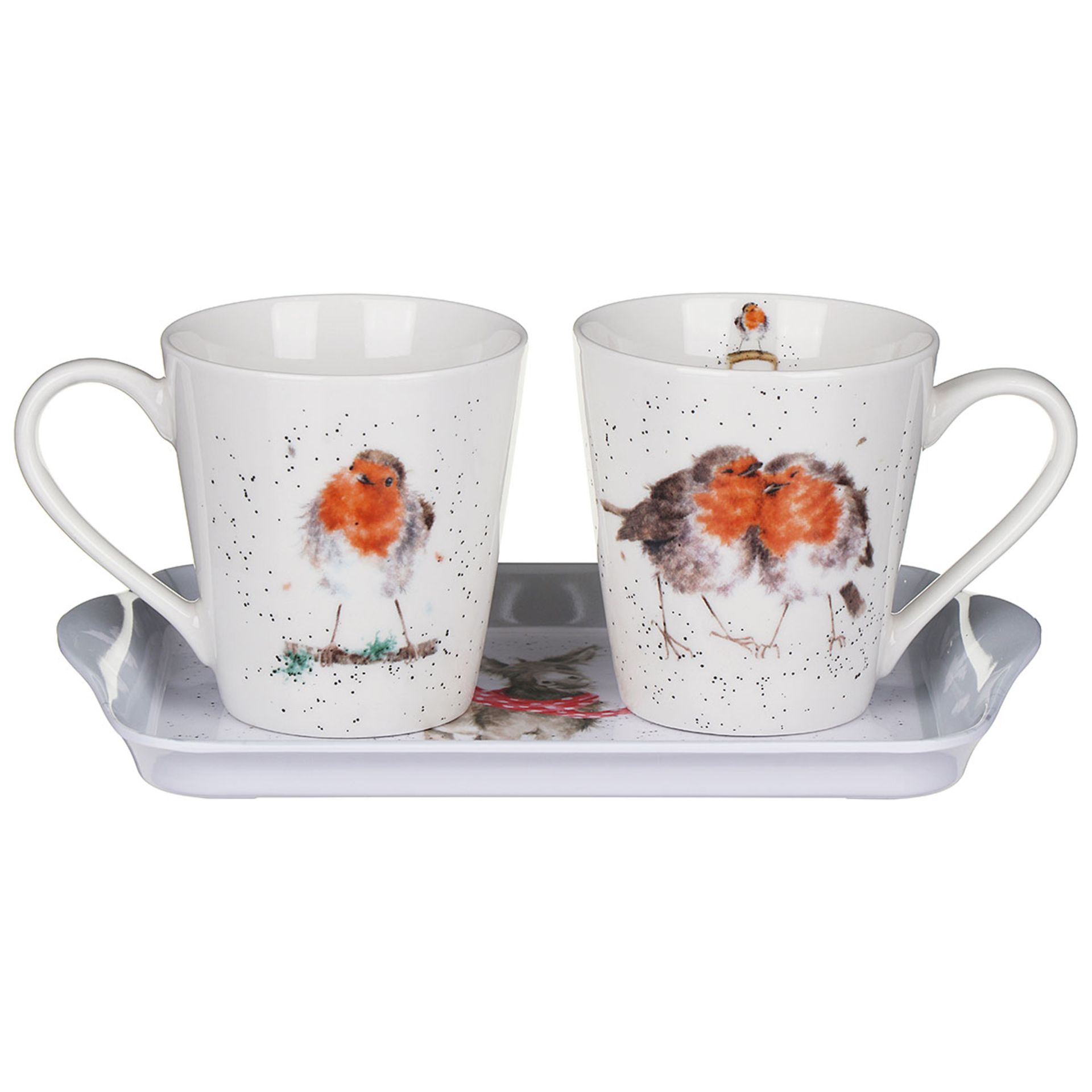 RRP - £15.78 Wrendale Designs X0011659154 Winter Friends Mug & Tray Set