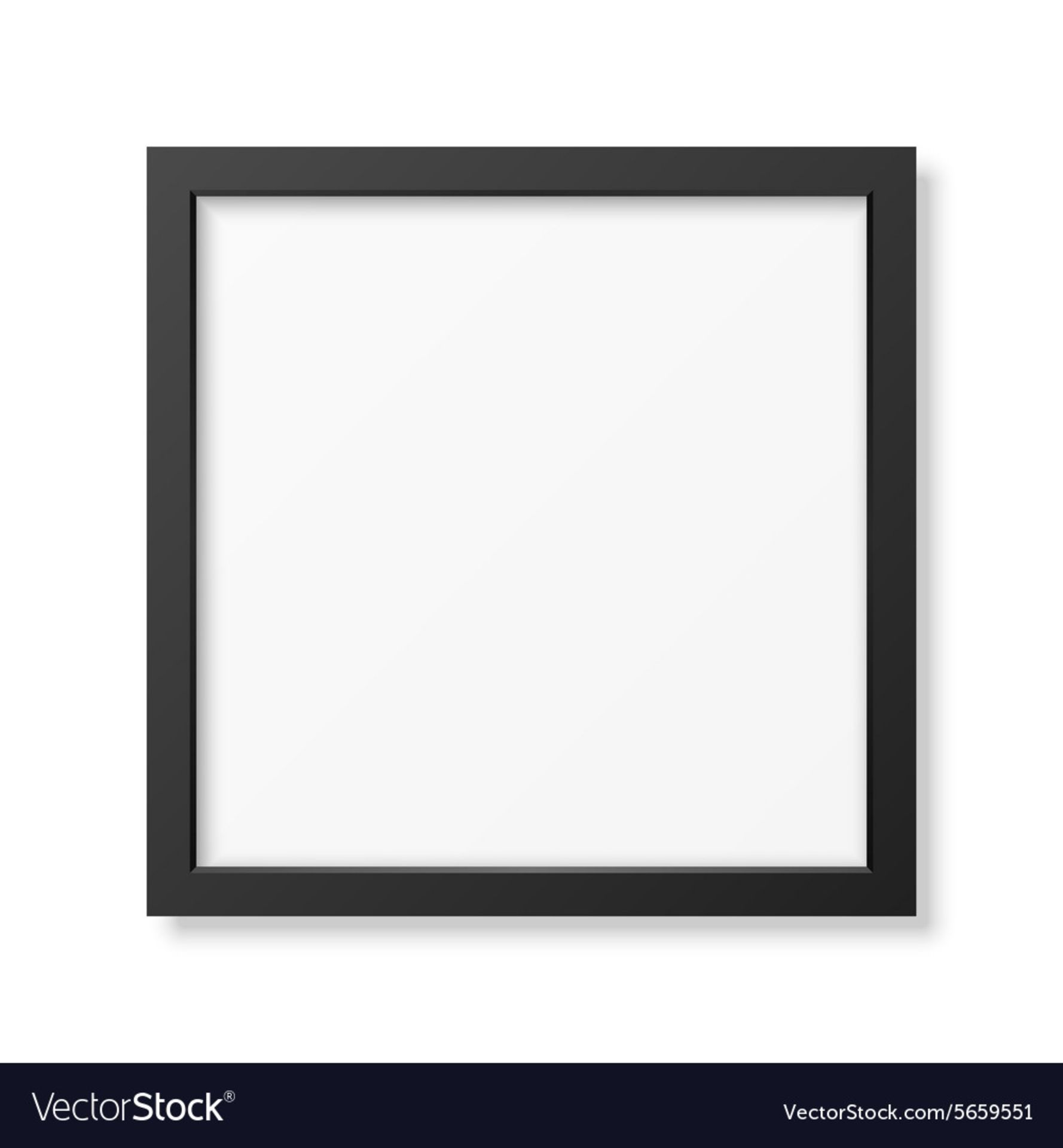 RRP - £15.30 Tailored Frames-BLACK SQUARE DESIGN PICTURE FRAME size 14"x11"