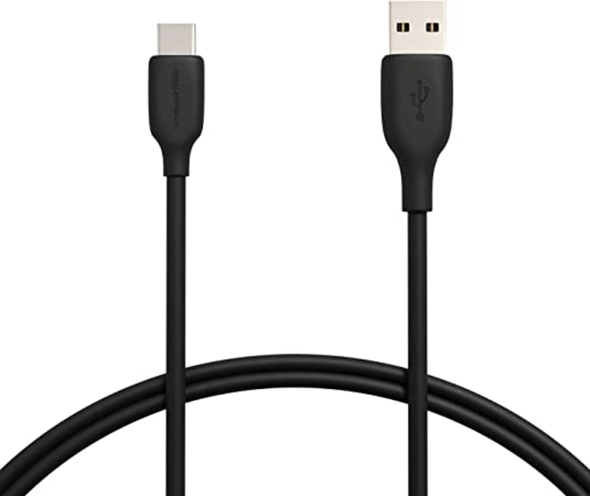 RRP - £5.45 Amazon Basics USB-C 2.0 to USB-A Cable (USB-IF Certified) - 0.91 m