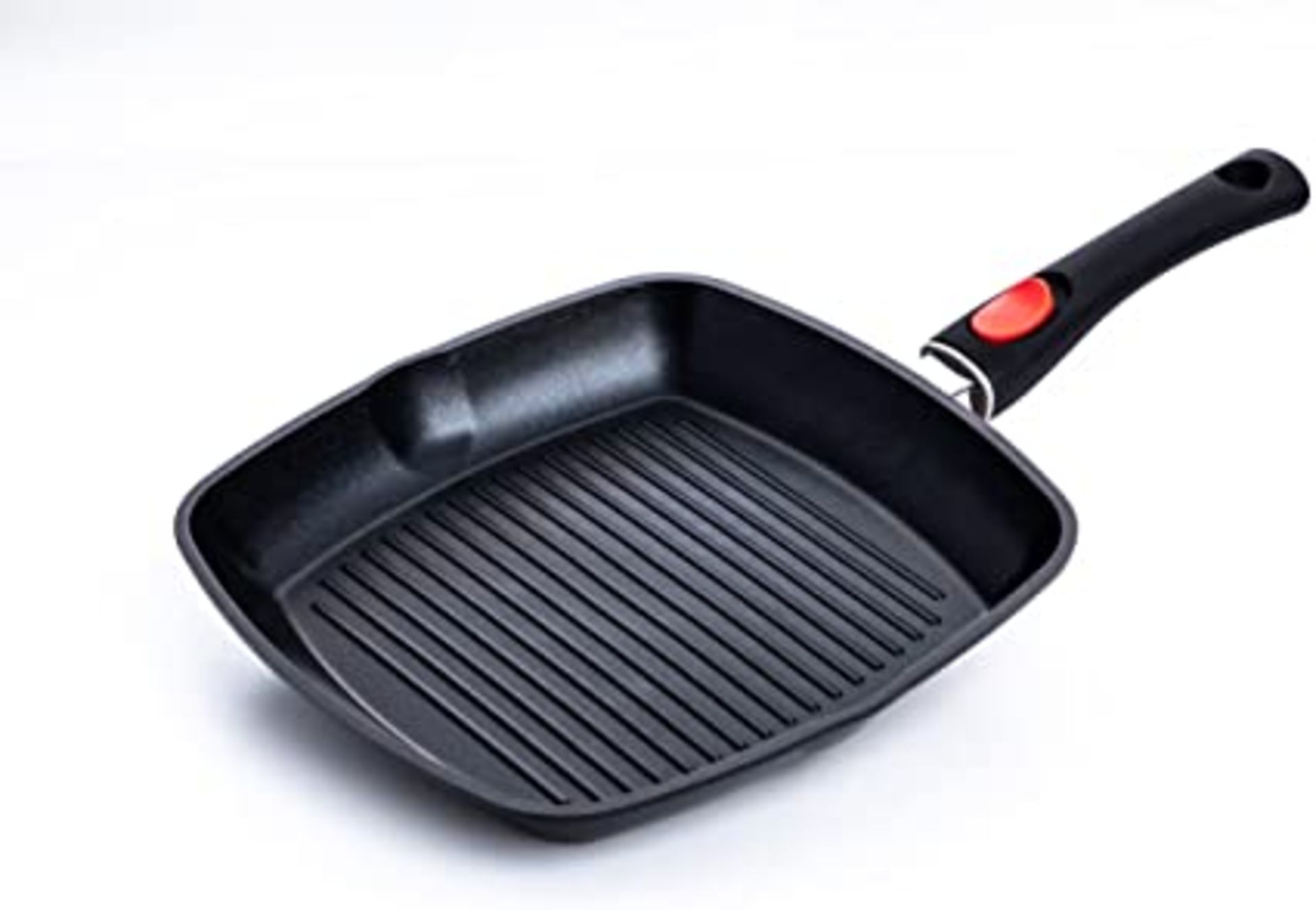 RRP - £17.93 Non Stick Induction Griddle Pan - Square Detachable Handle Frying Pan