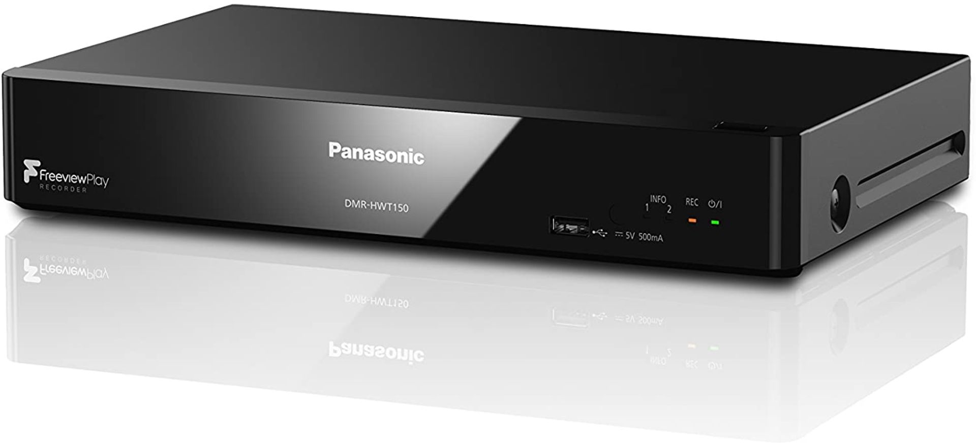 RRP - £199.00 Panasonic DMR-HWT150EB HDD recorder. Freeview play. 500GB