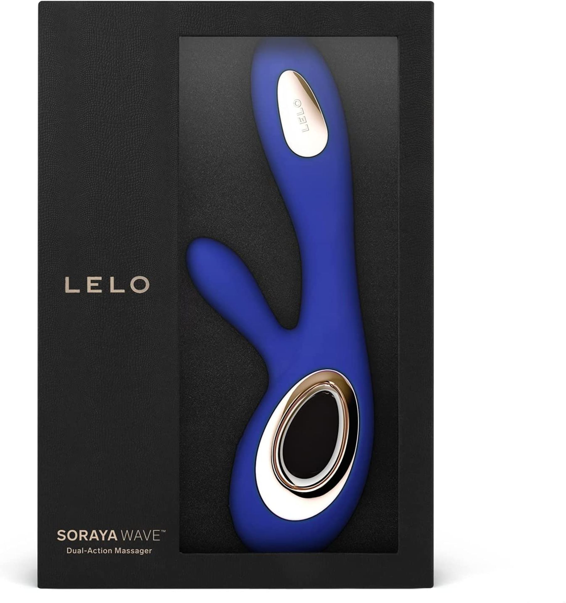 RRP - £150.32 LELO SORAYA Wave Luxurious Rabbit Massager - Midnight Blue