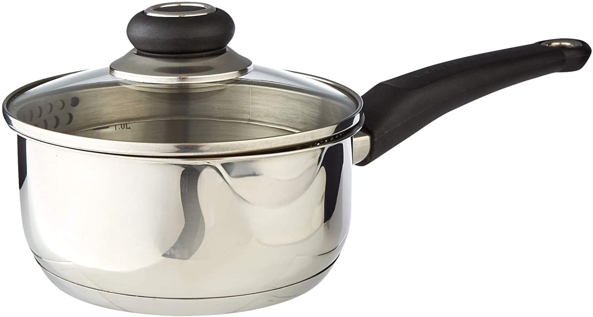 RRP - £15.99 Morphy Richards Equip Induction Pouring Saucepan with Glass Lid