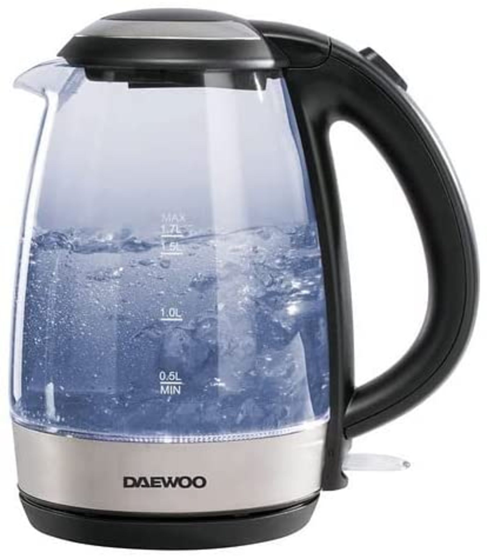 RRP - £39.99 DAEWOO SDA1669GE 1.7L LED Kettle | 2200W | Boil Dry Protection |