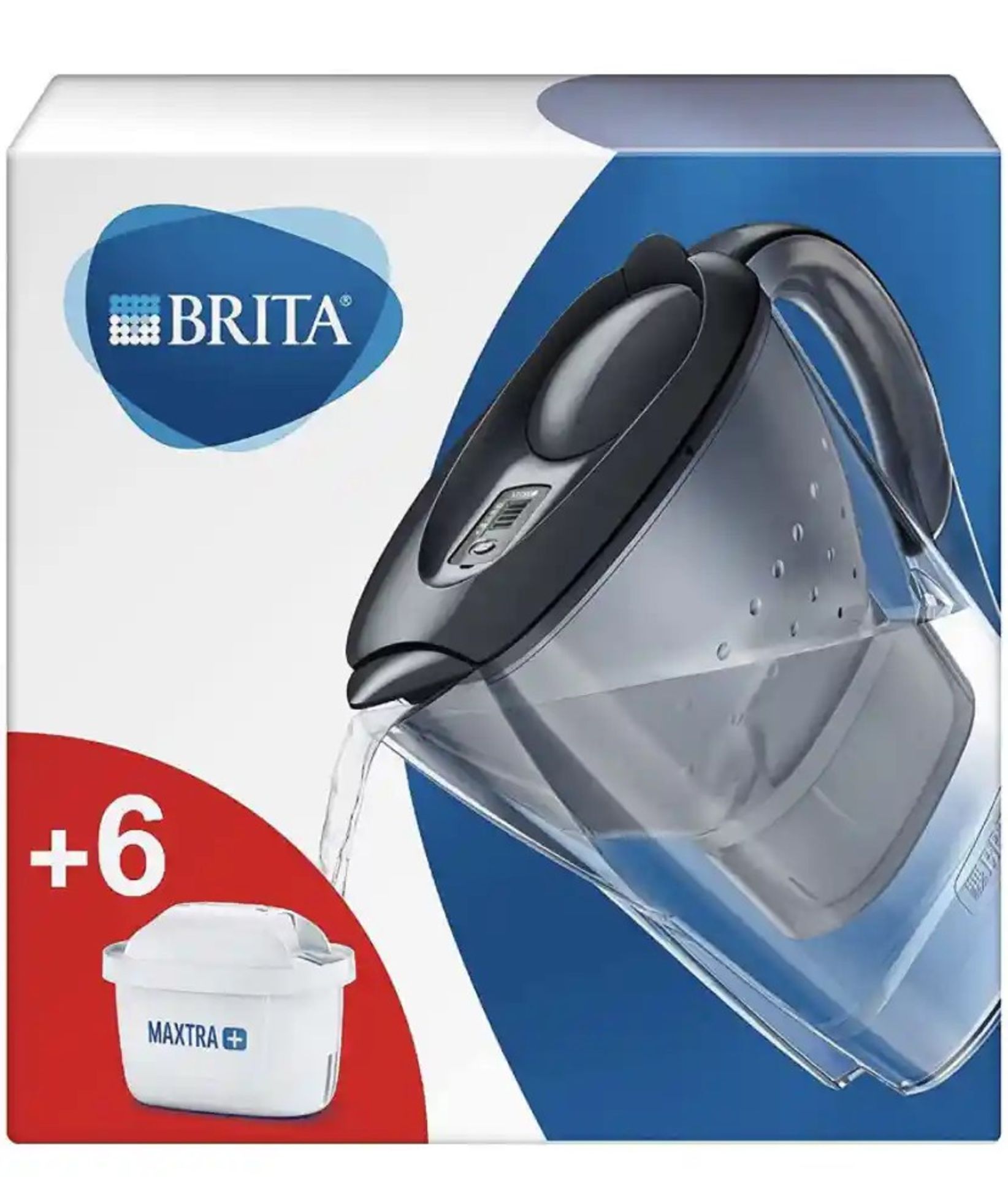 RRP - £18.98 BRITA Marella fridge water filter jug for reduction of chlorine