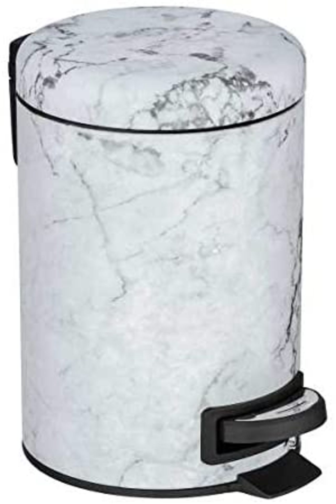 RRP - £17.62 WENKO Onyx Cosmetic Pedal Bin with Pedal Mechanism Capacity 3 Ltr