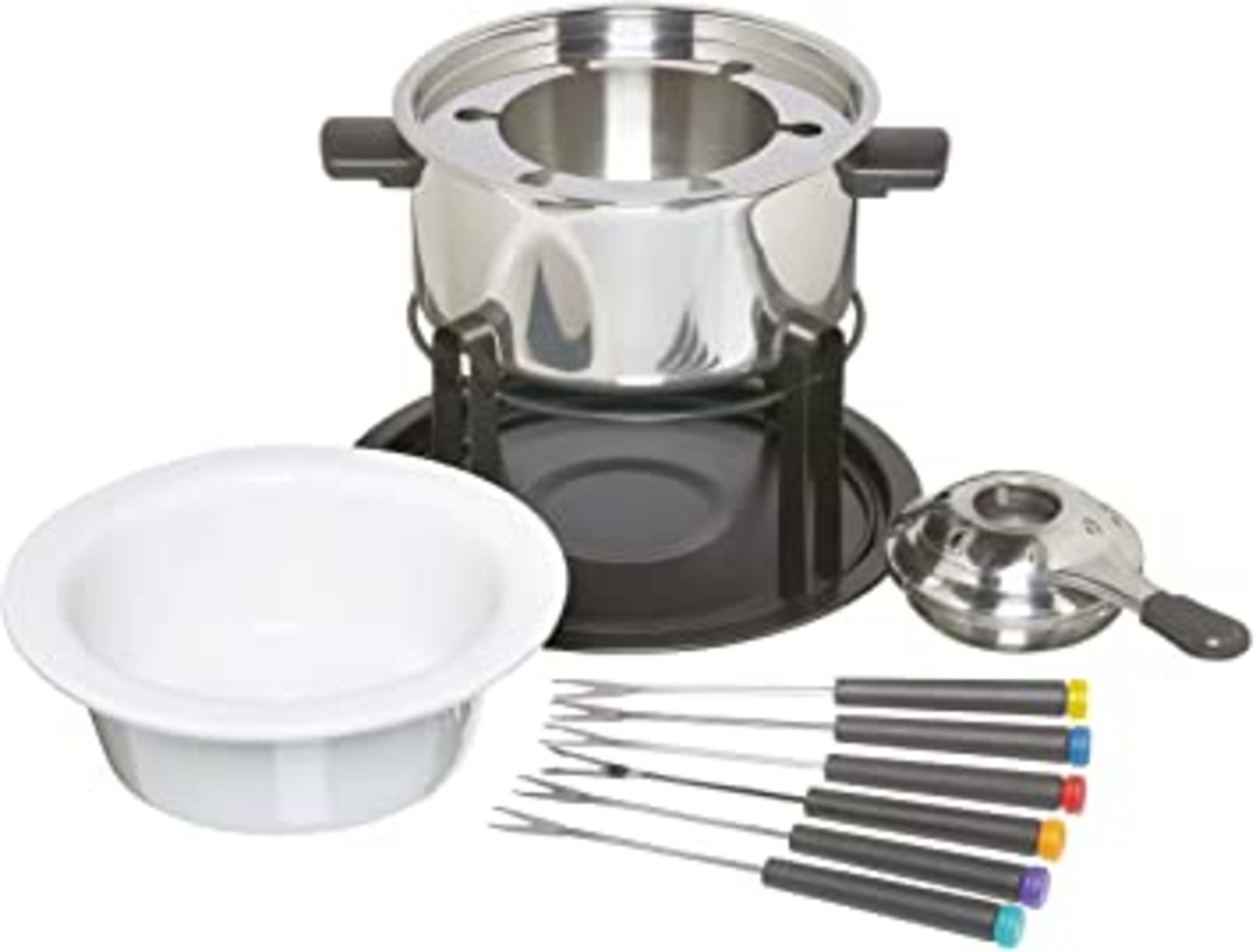 RRP - £17.69 KitchenCraft KCFON3IN1 3-in-1 Fondue Set