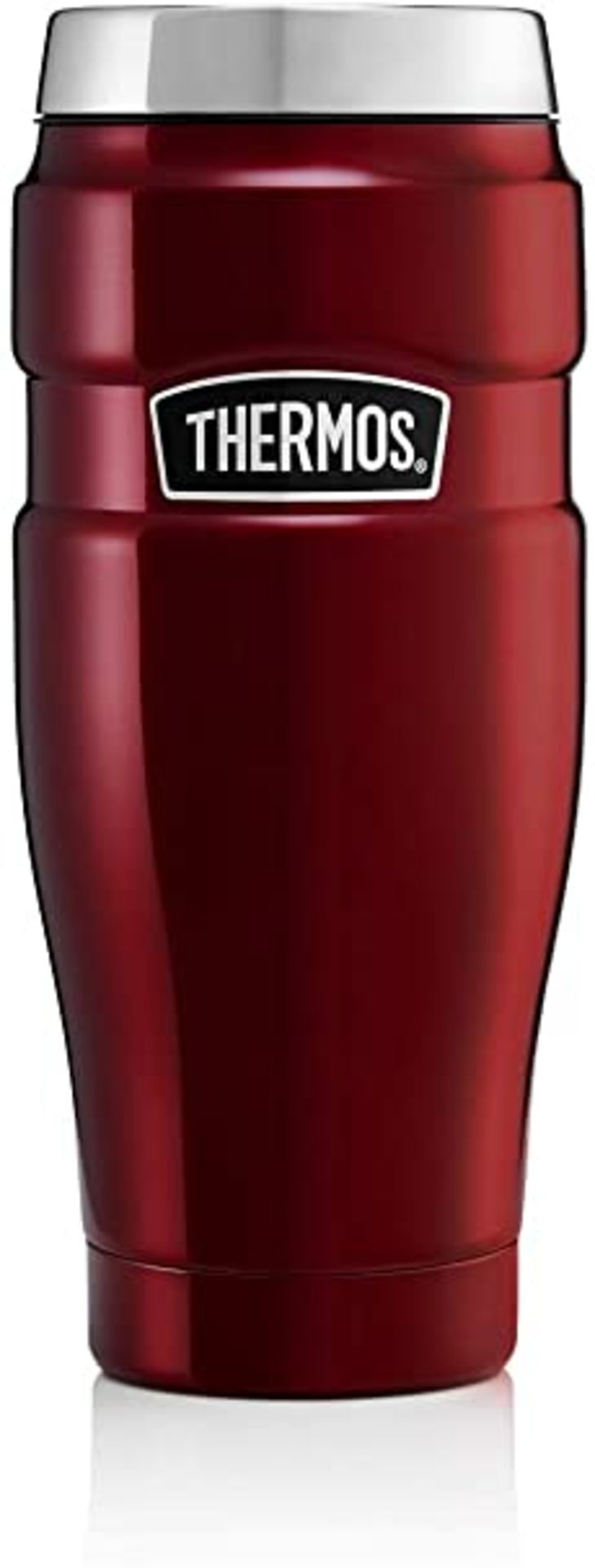 RRP - £17.49 Thermos 101535 Stainless King Travel Tumbler, Red, 470 ml