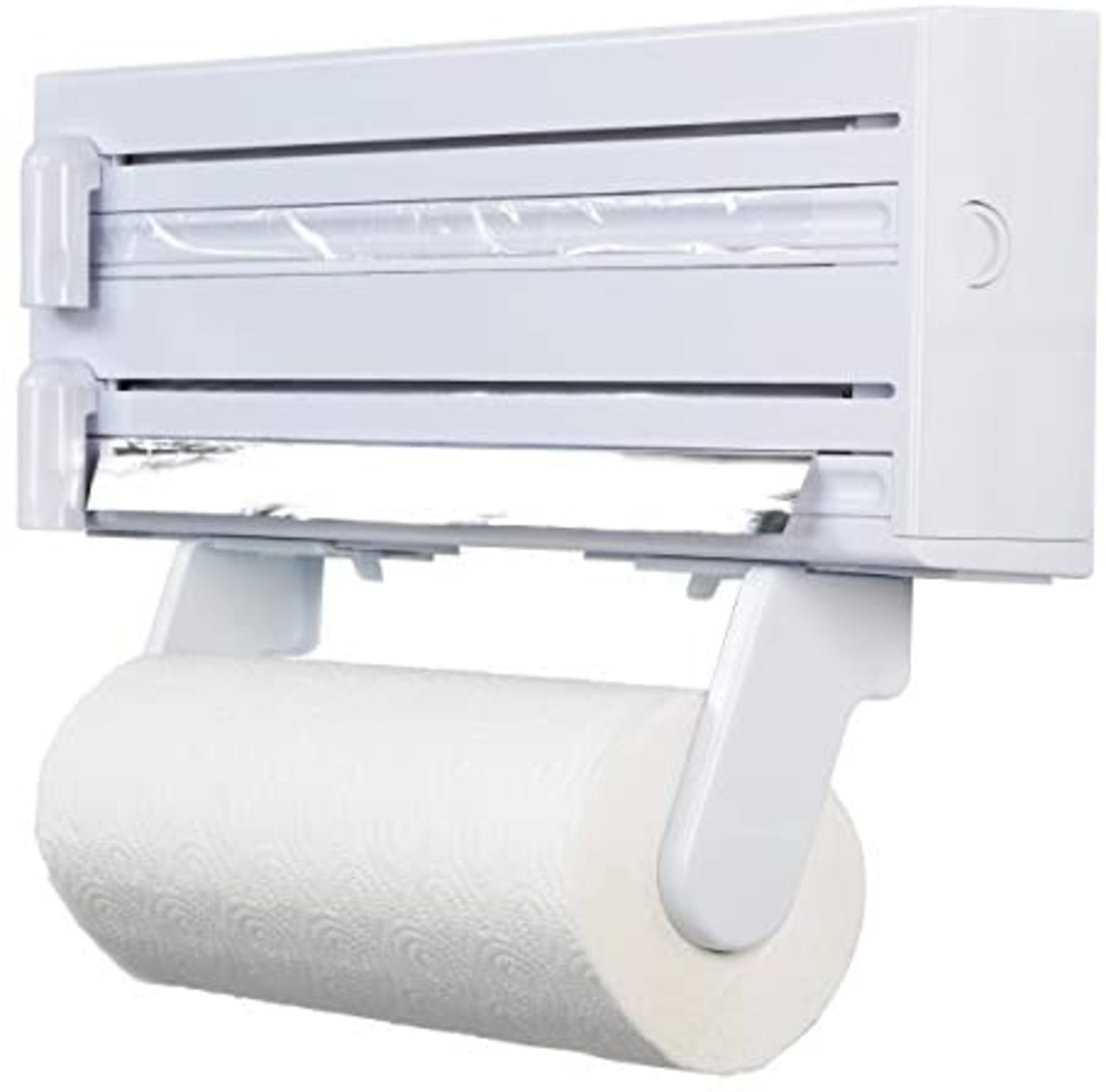 RRP - £17.38 Kitchen Roll Dispenser Foil and Paper Cutter