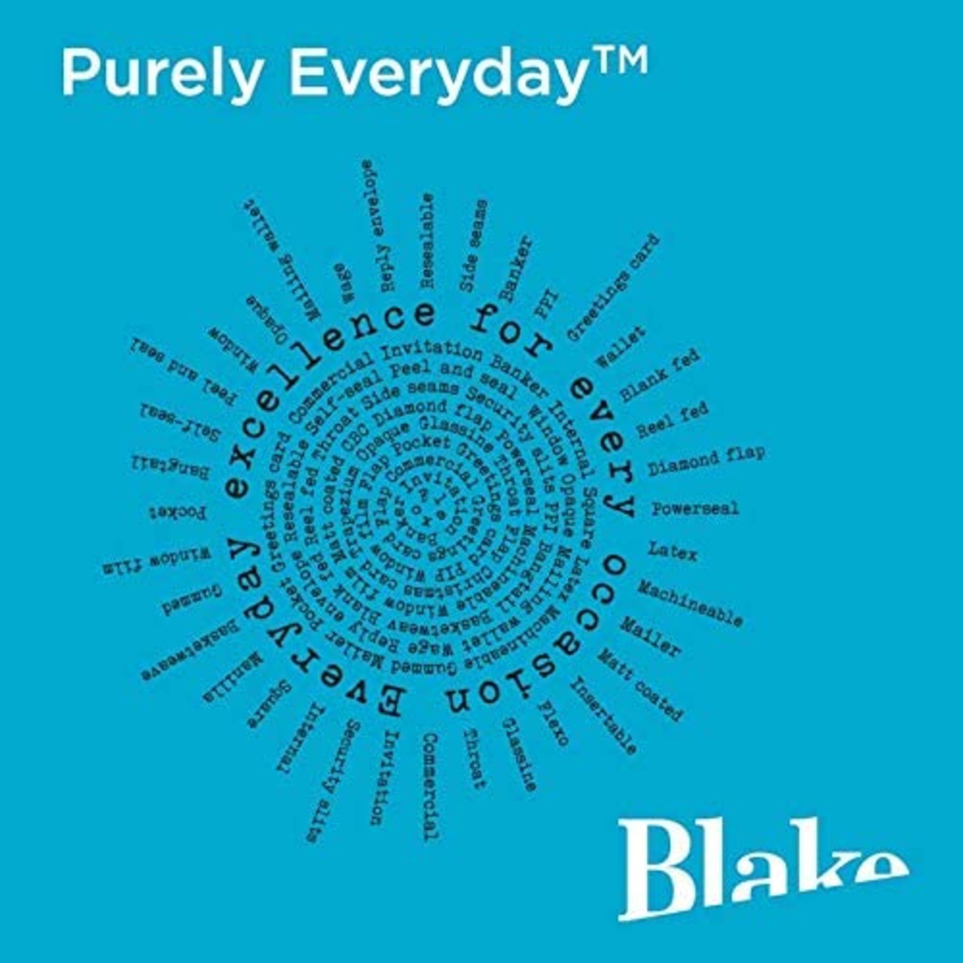 RRP - £11.43 Blake TS-130121 C5 Purely Everyday Self Seal Envelope, 100gsm
