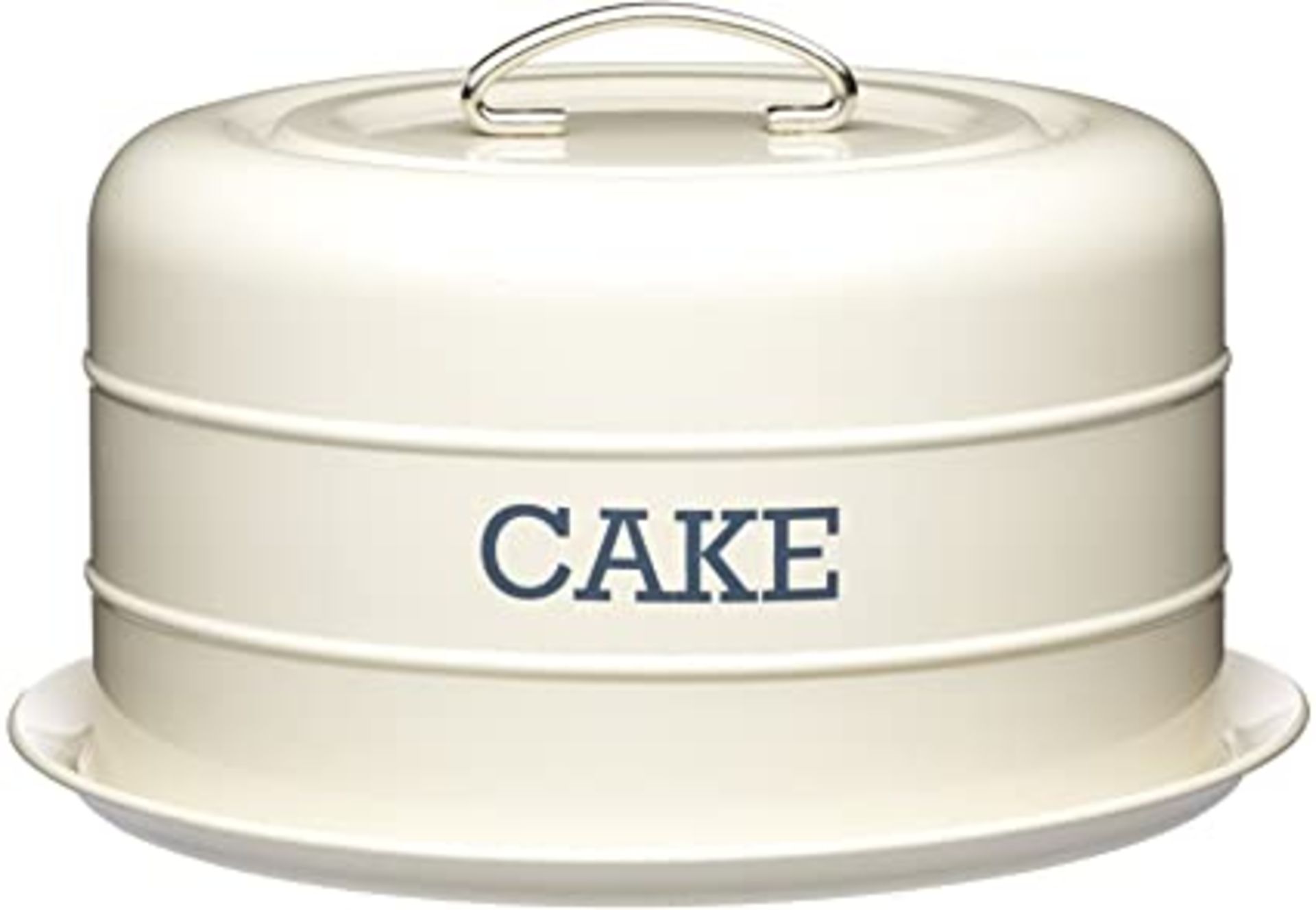 RRP - £17.02 KitchenCraft Living Nostalgia Airtight Cake Storage Tin / Cake Dome