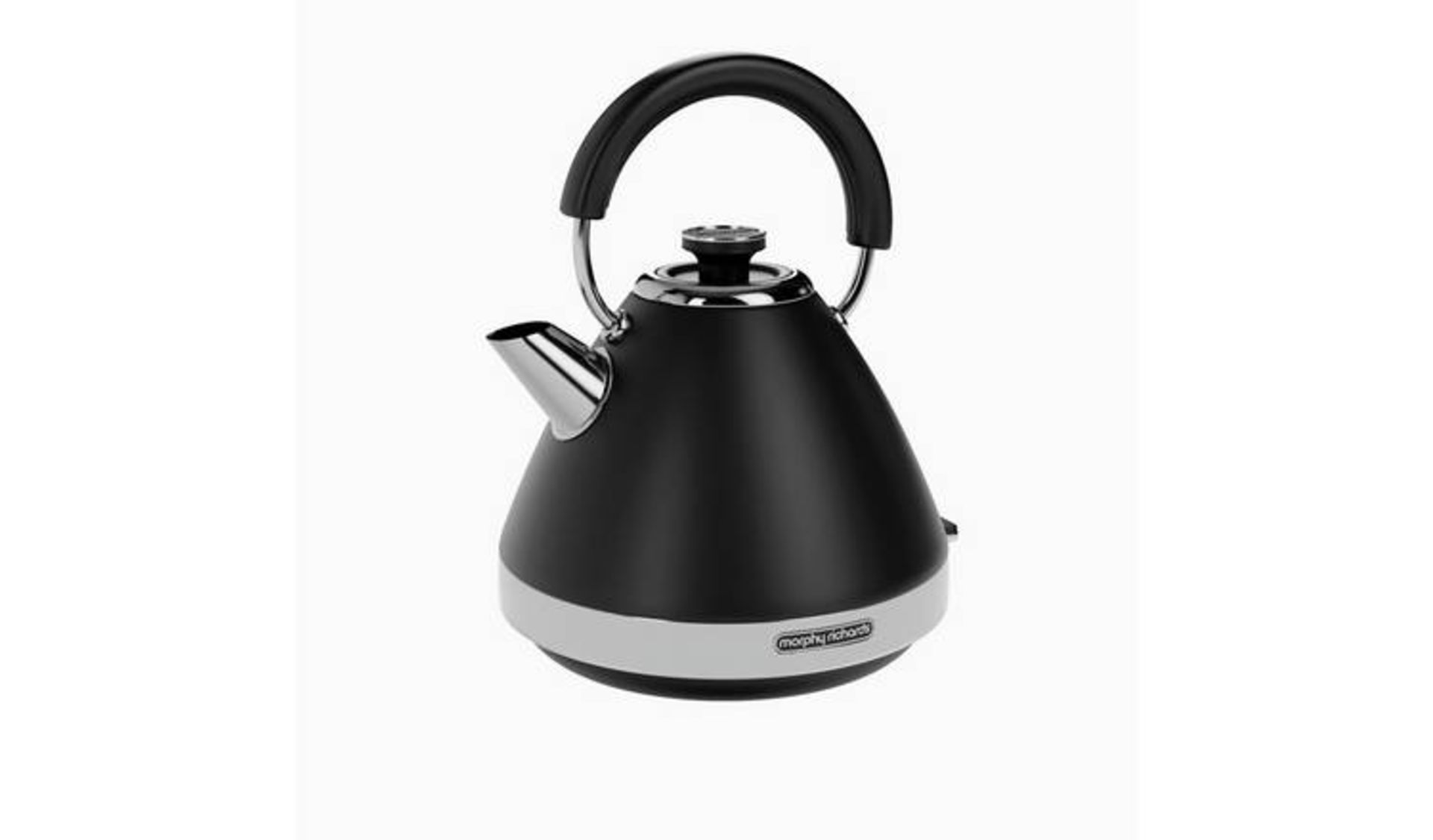 RRP -£54.20 Morphy Richards 100131 Venture Pyramid Kettle Black