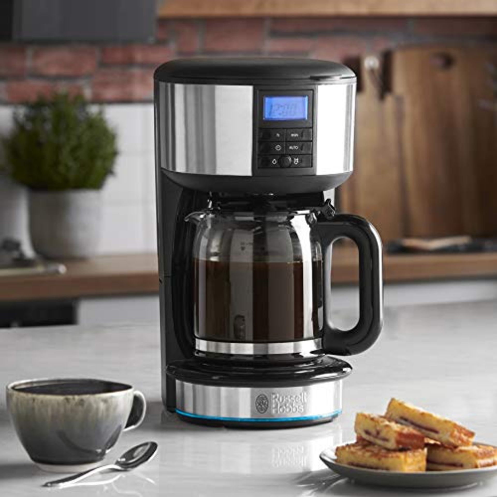 RRP -£54.00 Russell Hobbs 20680 Buckingham Filter Coffee Machine, 1.25 Litre