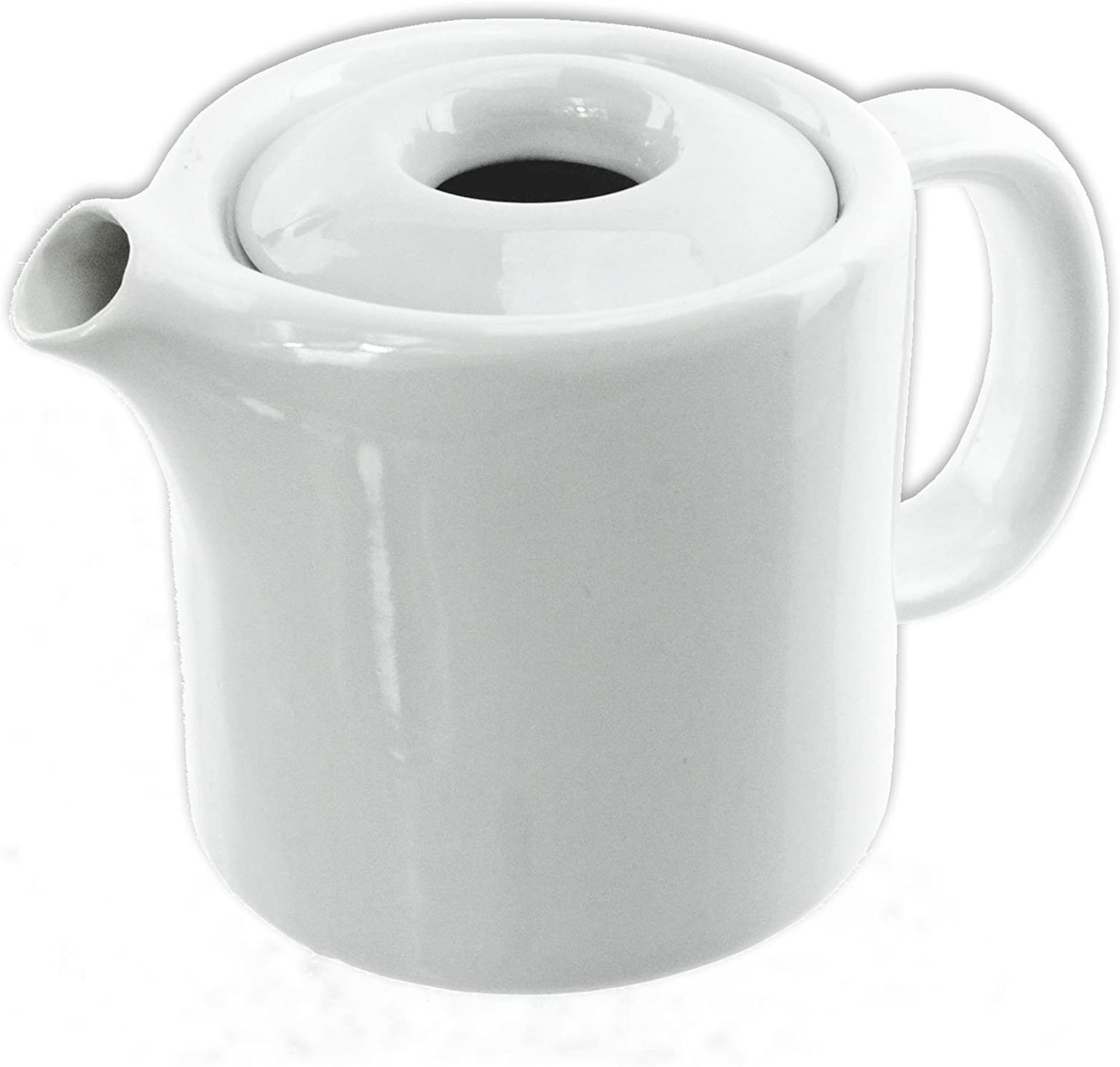 RRP - £14.99 Swan STM100N01 White Ceramic Pot Teasmade/Tea Maker Jug, 600ml