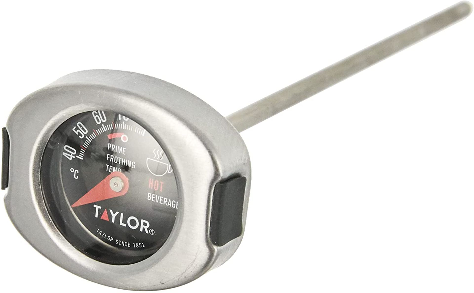 RRP - £12.05 Taylor Pro Milk Thermometer for Frothing, Stainless Steel