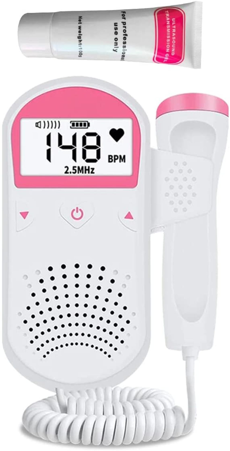 RRP -£54.98 Home Fetal Doppler, Pocket Baby Heart Monitor