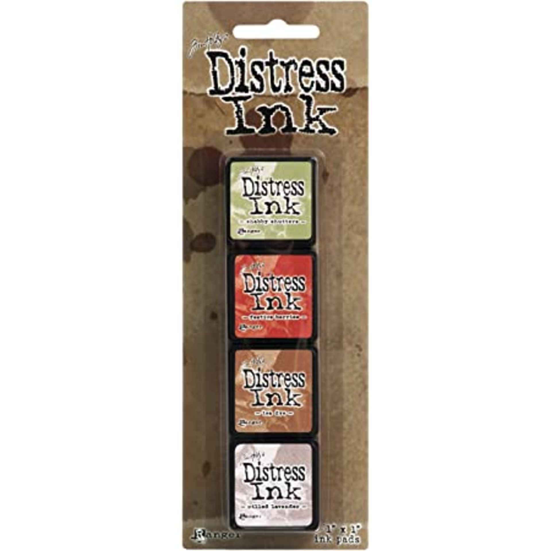 RRP - £13.99 Ranger Distress Mini Ink s-Kit 11, Multi-Colour, 70 x 23 mm