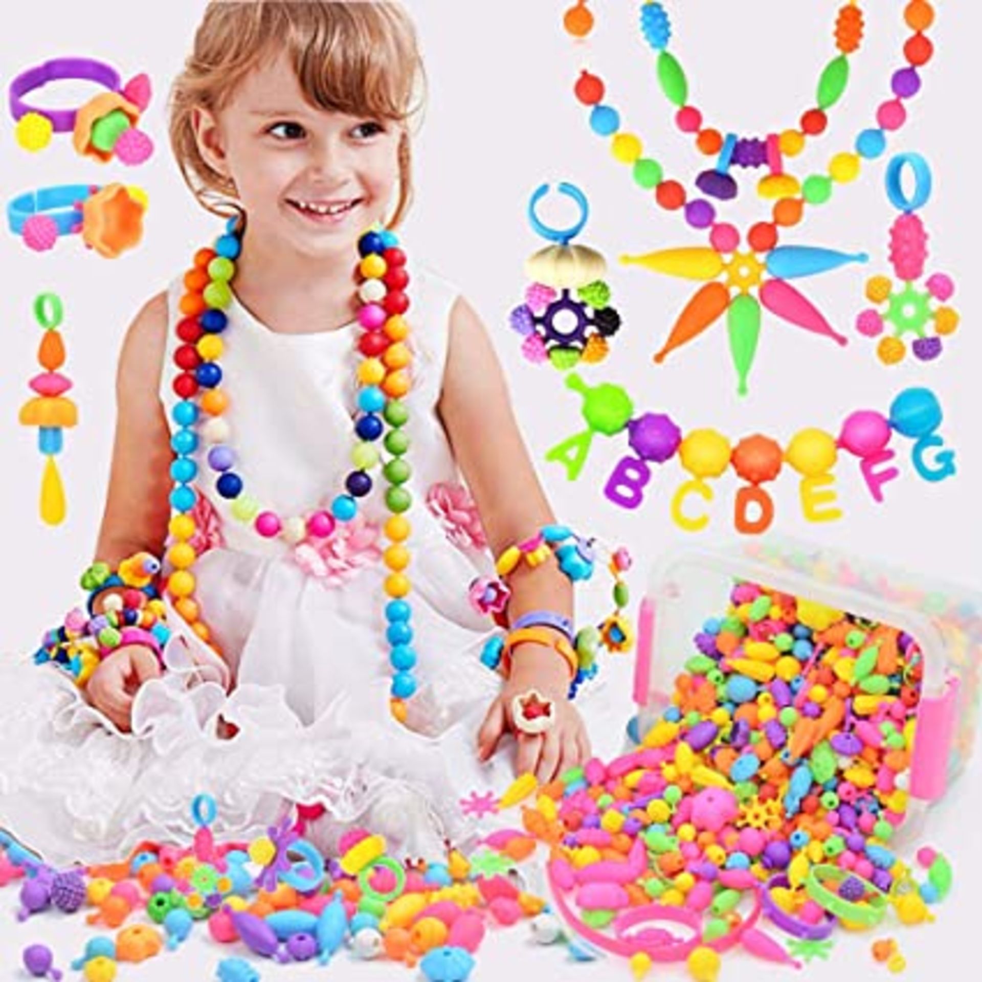 RRP - £11.33 BLAZOR Pop Beads, DIY Jewelry Making Kit for Children