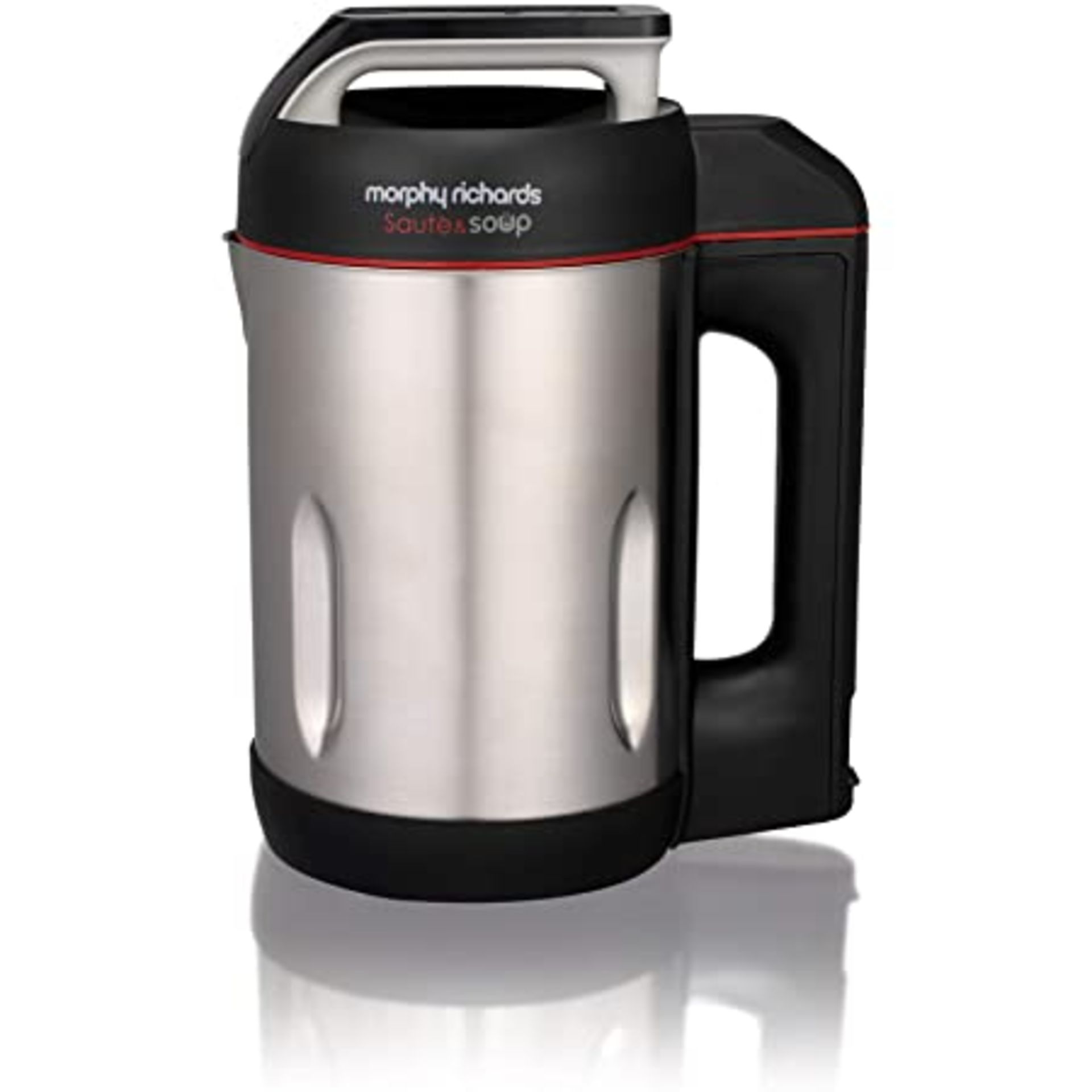 RRP -£66.00 Morphy Richards Saute and Soup Maker 501014 Brushed Stainless Steel