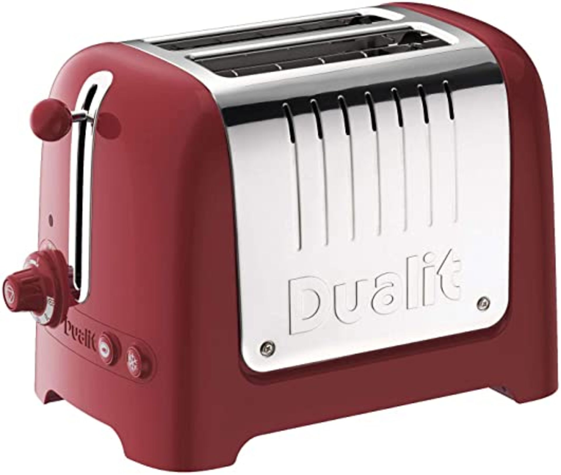 RRP -£67.95 Dualit 2 Slice Lite Toaster | 1.1kW Toasts 60 Slices an Hour |