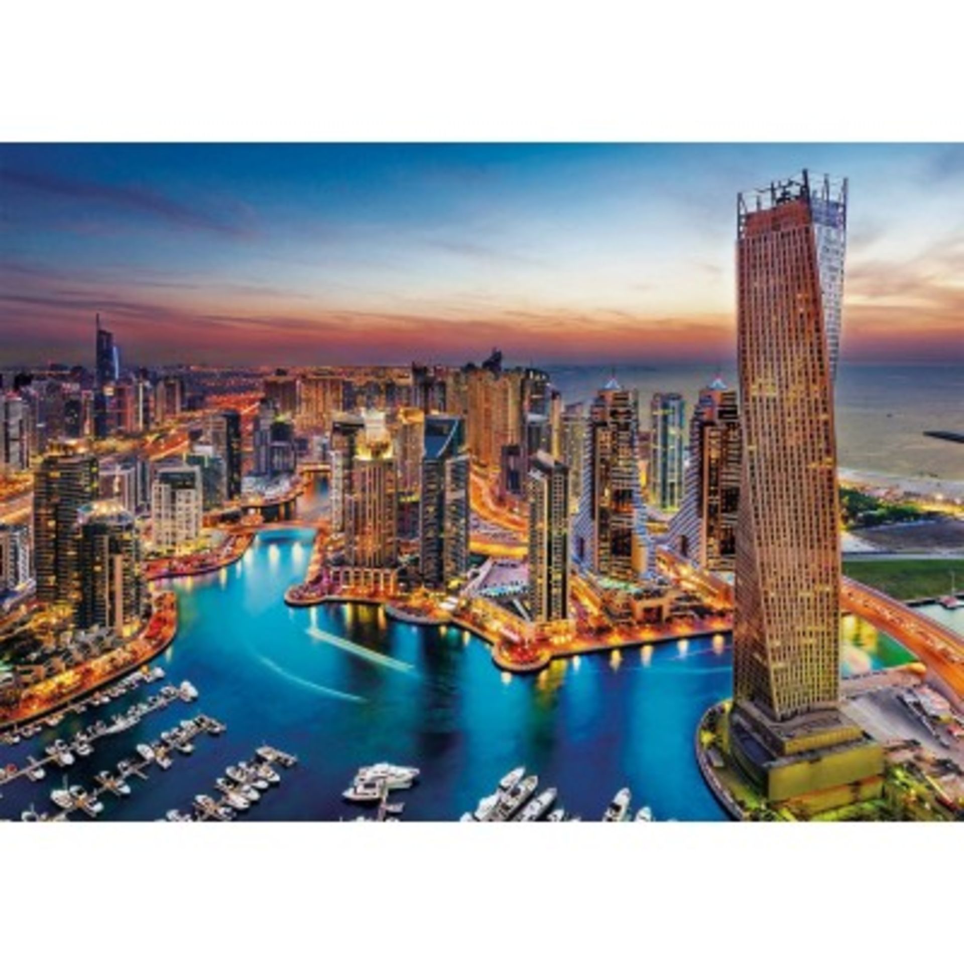RRP - £12.54 Clementoni - 31814 - Collection Puzzle - Dubai Marina - 1500 pieces - Made in Italy - J