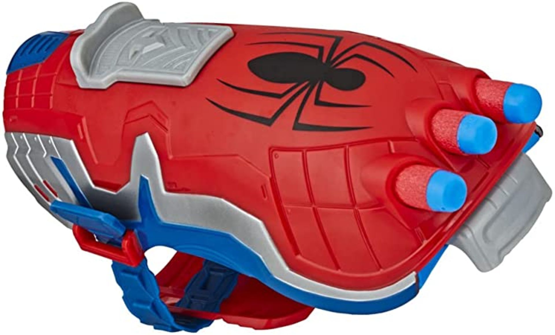 RRP - £21.99 Nerf Power Moves Marvel Spider-Man Web Blast Web Shooter Dart-Launching Toy for Kids Ro
