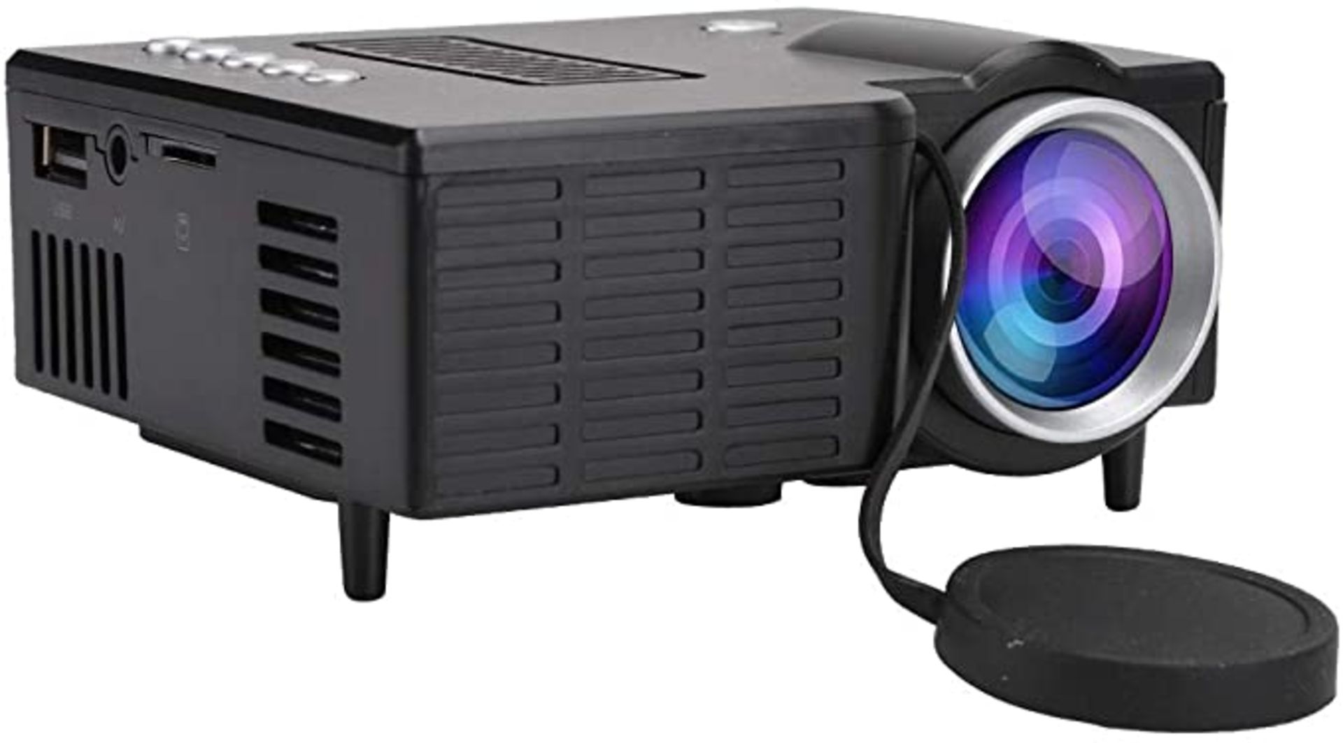 RRP - £118.24 Projector APEMAN Mini Portable Projector 1080P Support LED Projector 200" LCD Home Cin