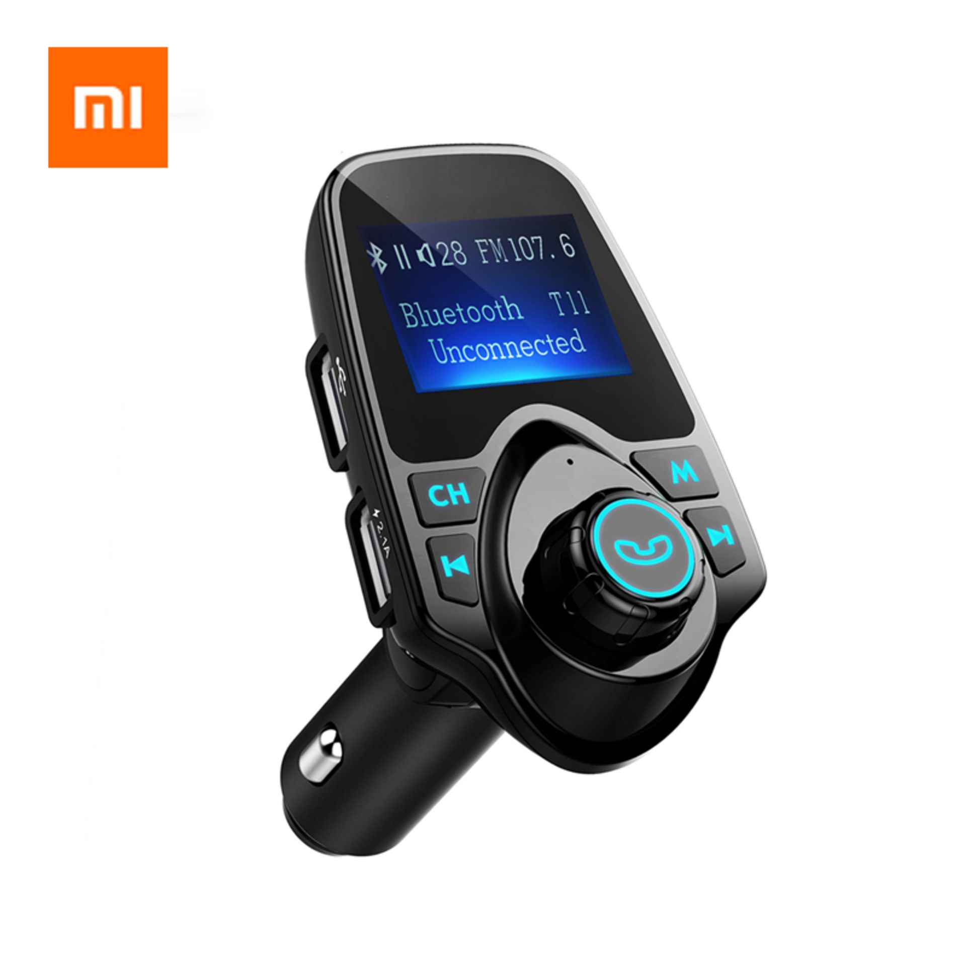 RRP - £14.10 VicTsing FM Transmitter, Bluetooth FM Transmitter Radio Adapter Car Kit with 5V 2.1A US