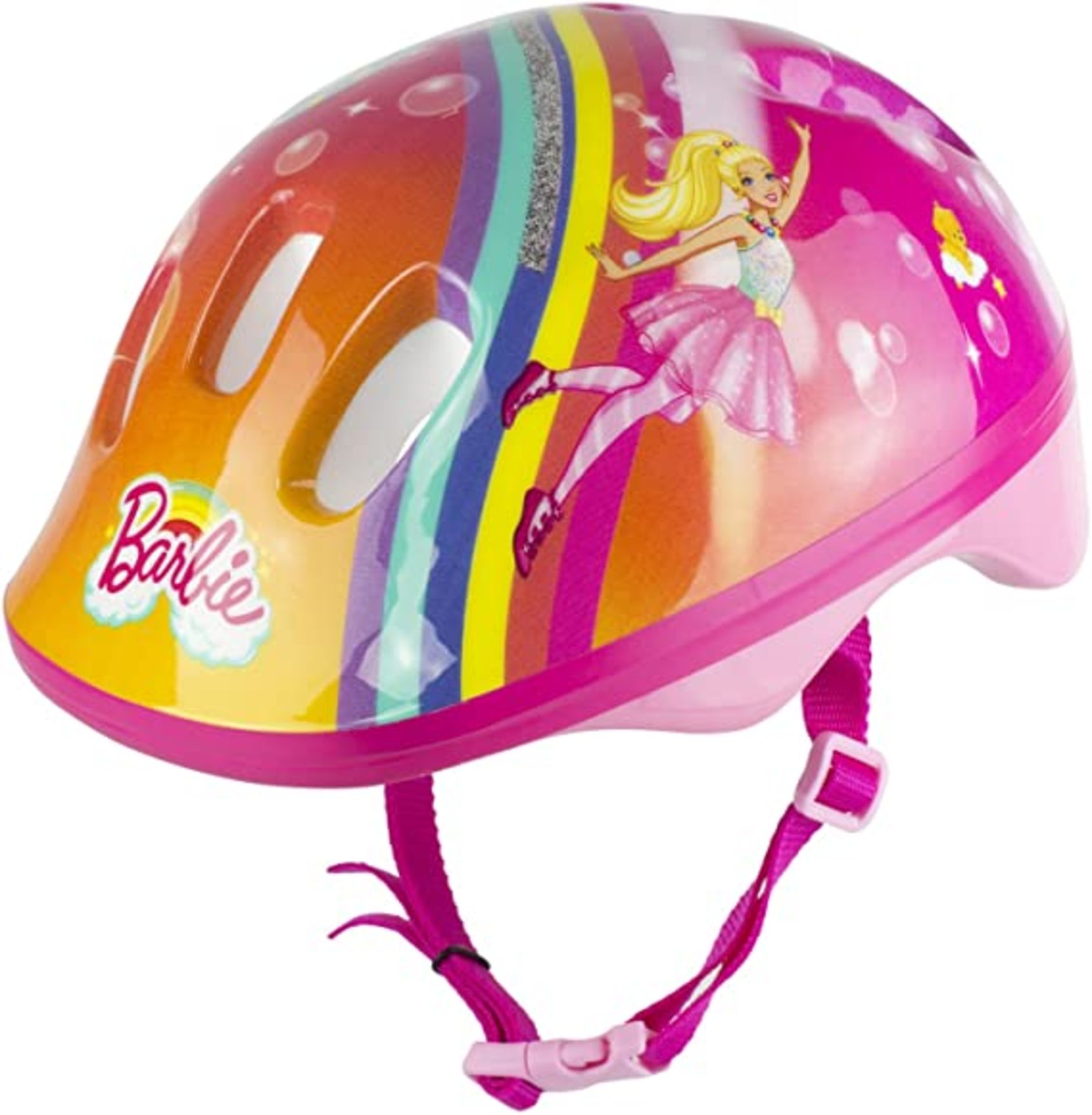 RRP - £16.33 abgee 703 M003135 EA Barbie Safety Helmet, Multi-Coloured, 46-54cm