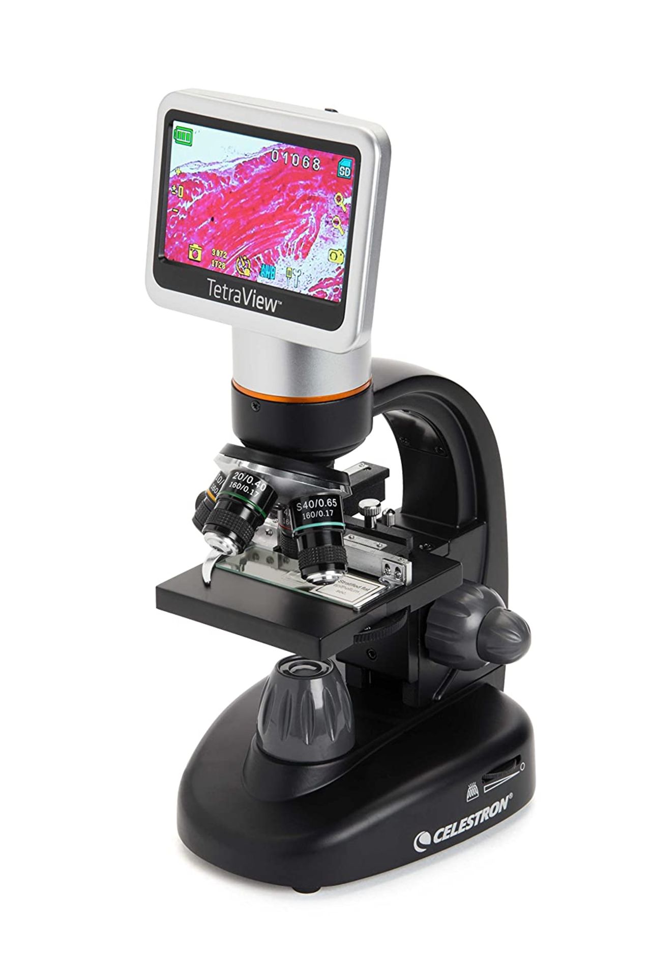 RRP - £243.75 Celestron 44347 TetraView LCD Digital Microscope - Image 2 of 2