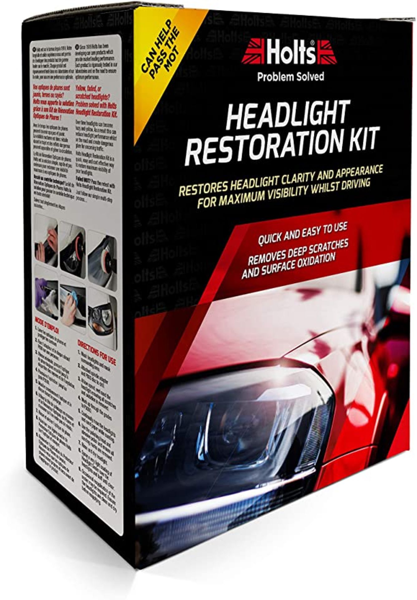 RRP - £16.49 Holts 11750 Headlight Restoration Kit, other, Norme