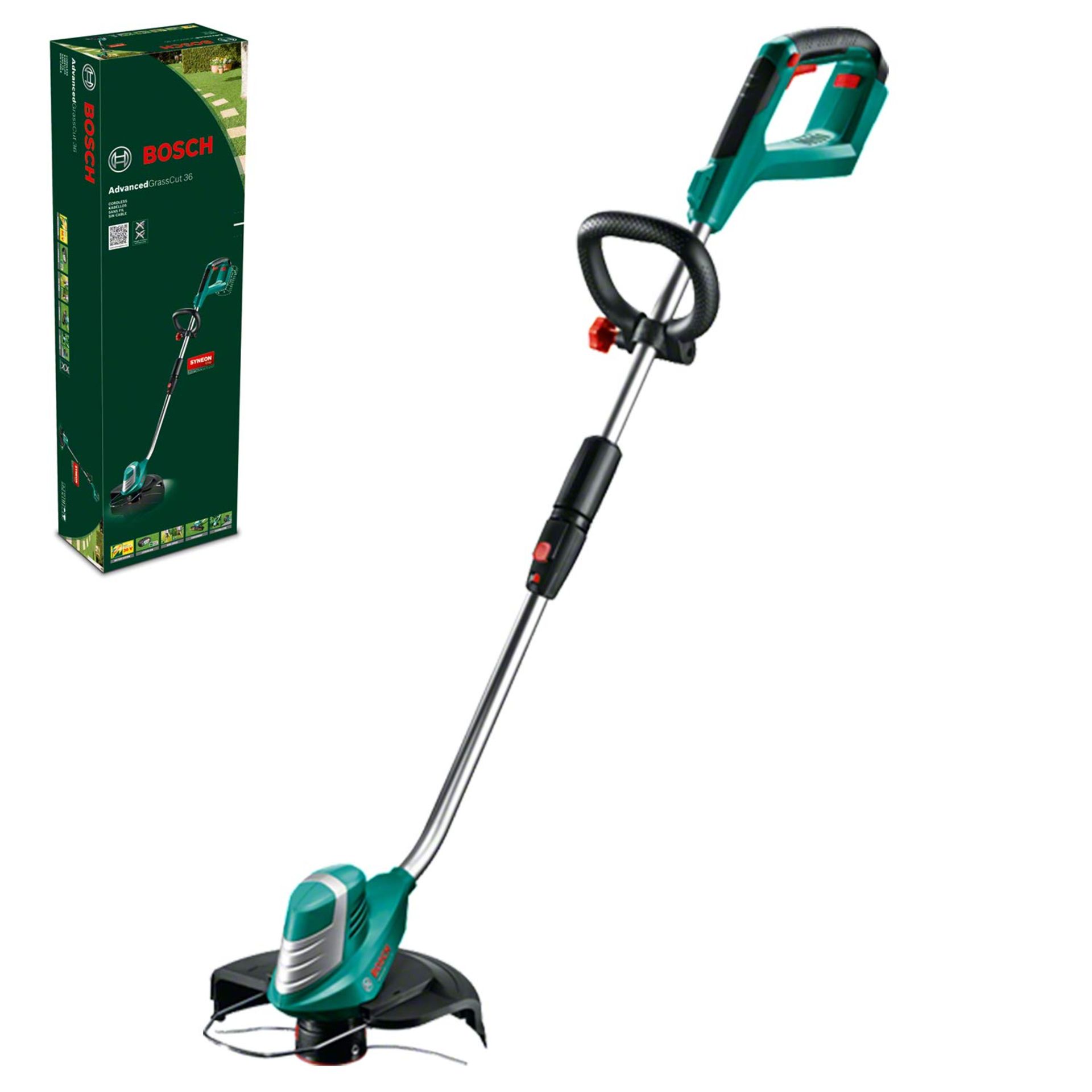 RRP - £214.74 Bosch Cordless Grass Trimmer AdvancedGrassCut 36 (1 battery, 36 V system, in carton pa