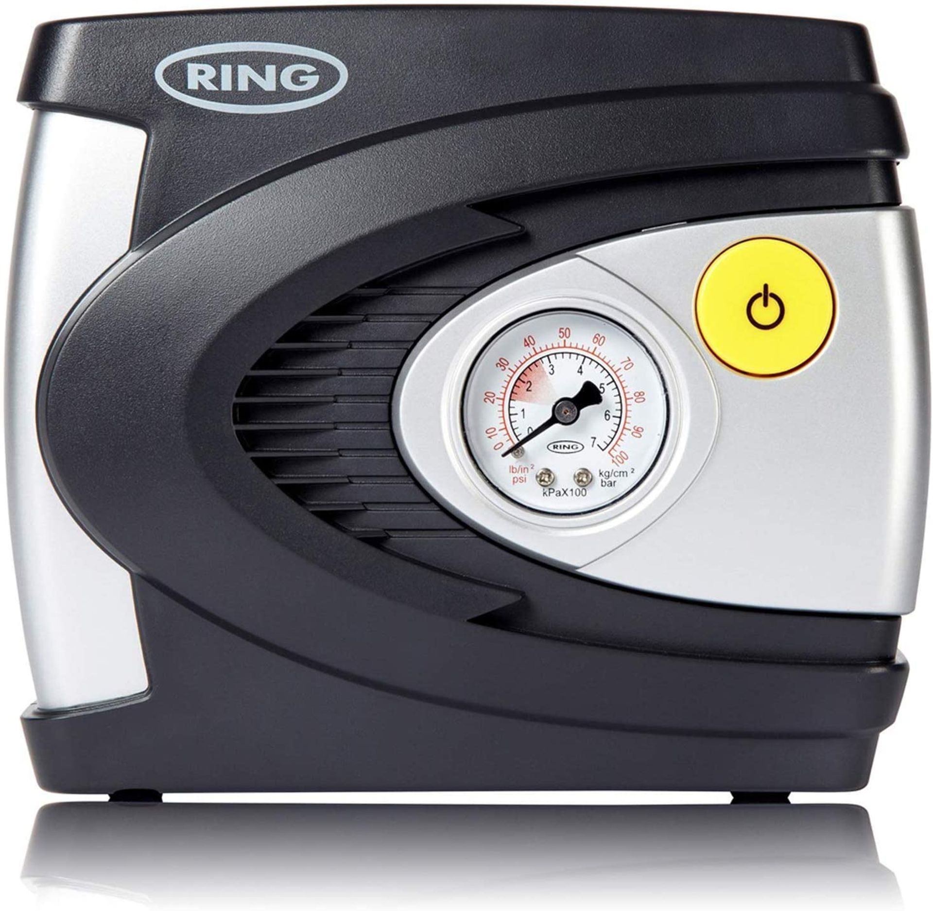 RRP - £15.00 Ring RAC610 In-Car Air Compressor for Cars and Commercial Vehicles 12 V / 85 W / 100 ps - Image 2 of 2