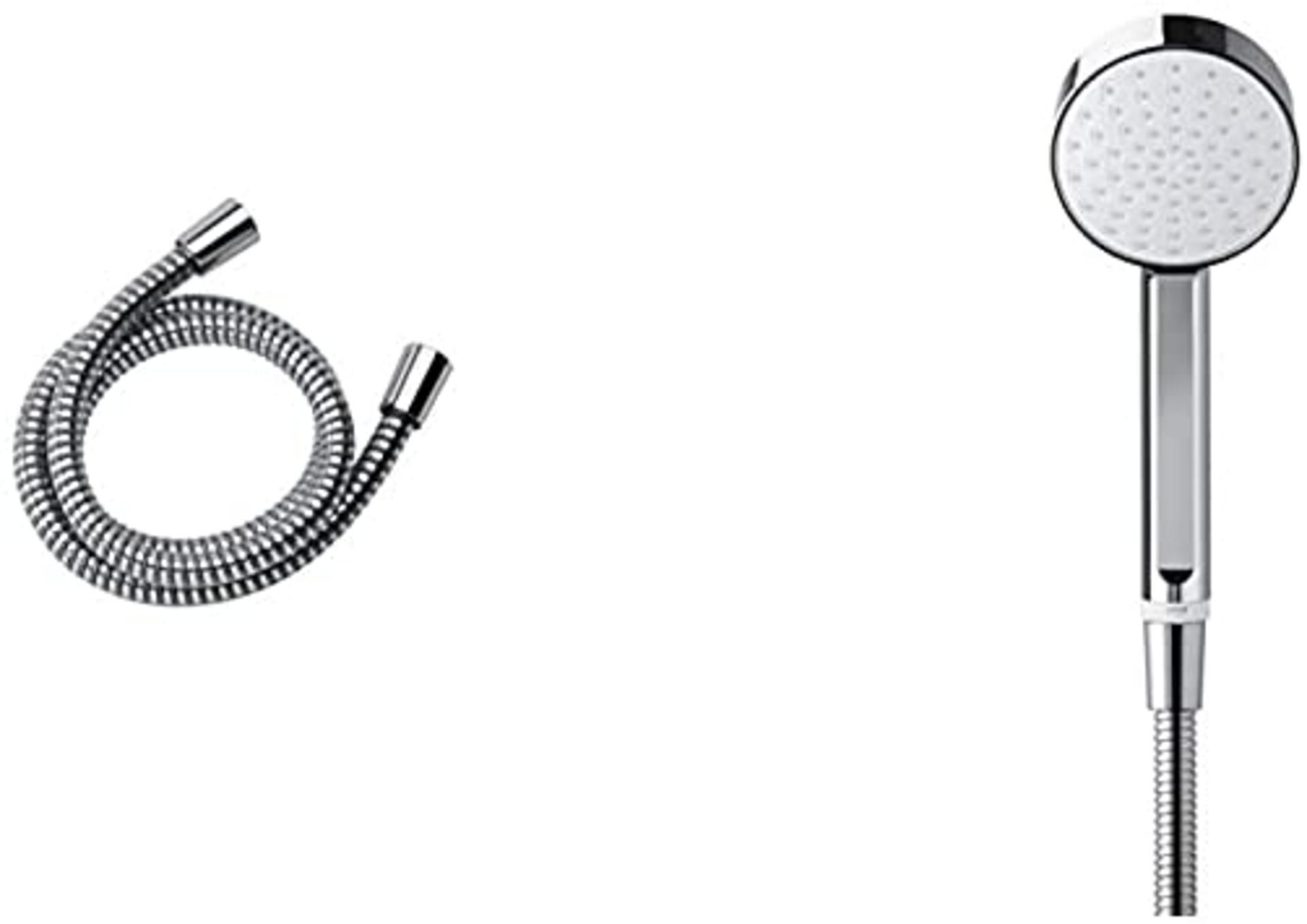RRP - £18.99 Mira Showers 1.1605.167 Response Plastic Easy Clean Shower Hose 1.25 m, Chrome - Image 2 of 2