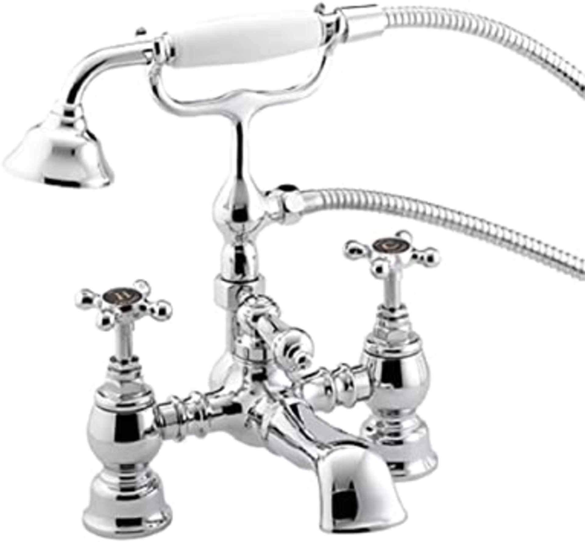 RRP - £207.31 Bristan RS2 BSM C Renaissance Bath Shower Mixer Bathroom Tap, Chrome