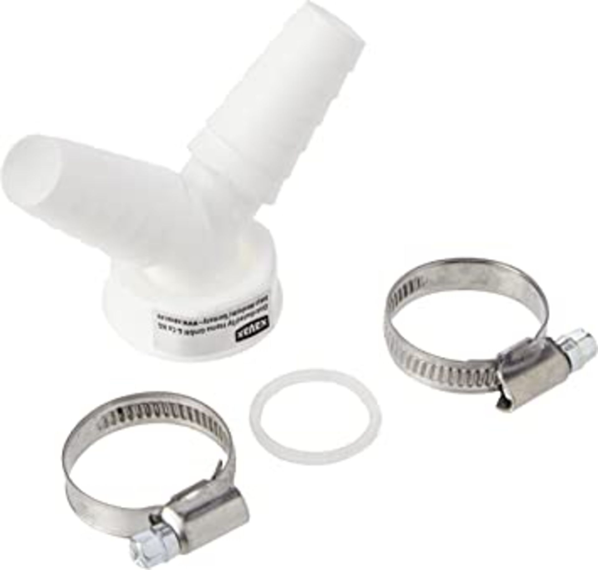 Xavax Double Connection Drain Hose for Washing Machine and Dishwasher, Hoses with Internal Dimension