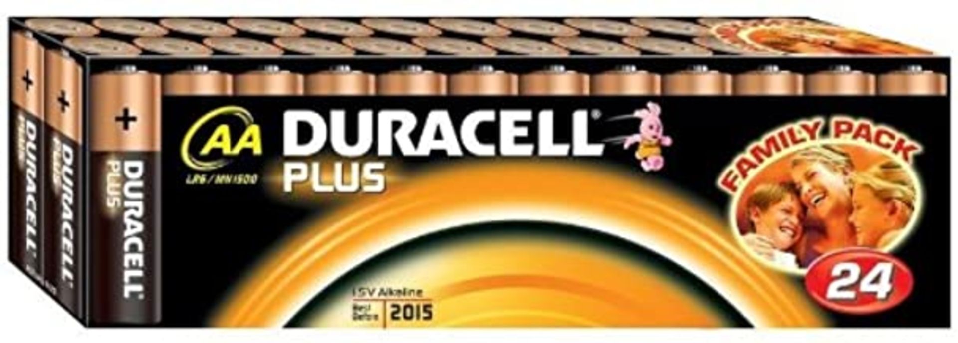 RRP-£11 Duracell Plus 038882 AA/LR06/MN1500 AA Batteries Pack of 24